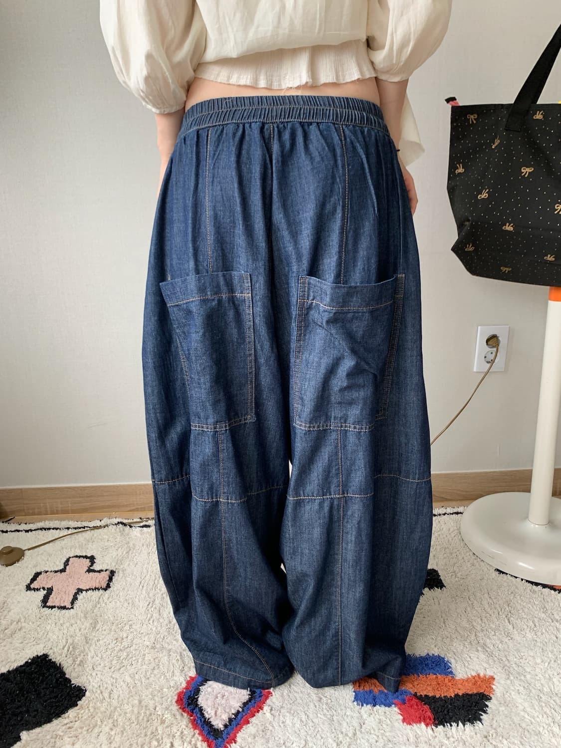 denim balloon pants.. 상품이미지6