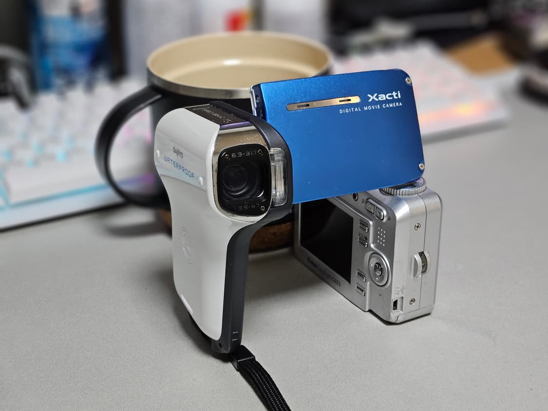 산요 작티 CA8 블루 핸디캠 디토 감성 디카 상품이미지6