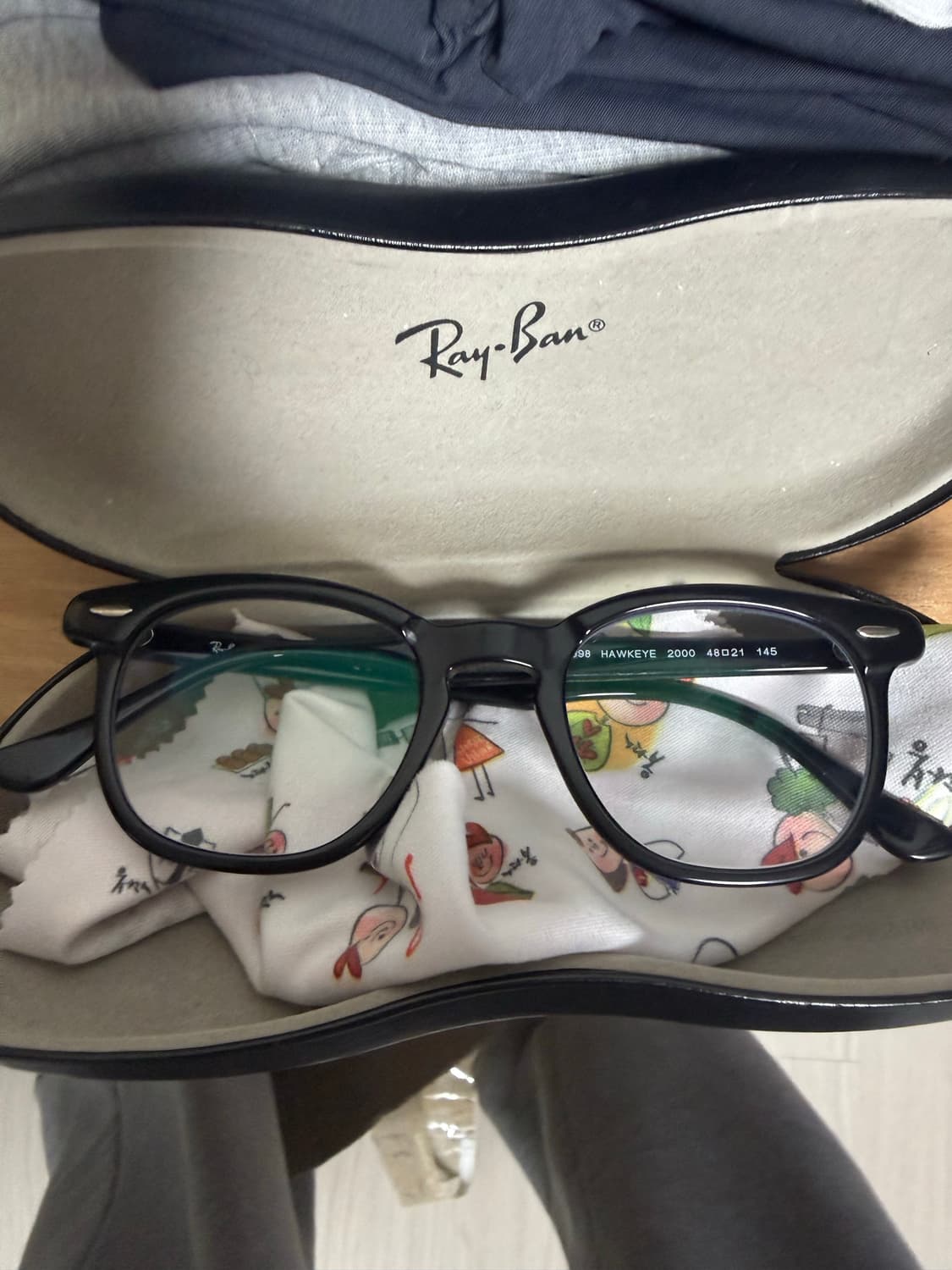 레이밴 호크아이 블랙 50 상품이미지1