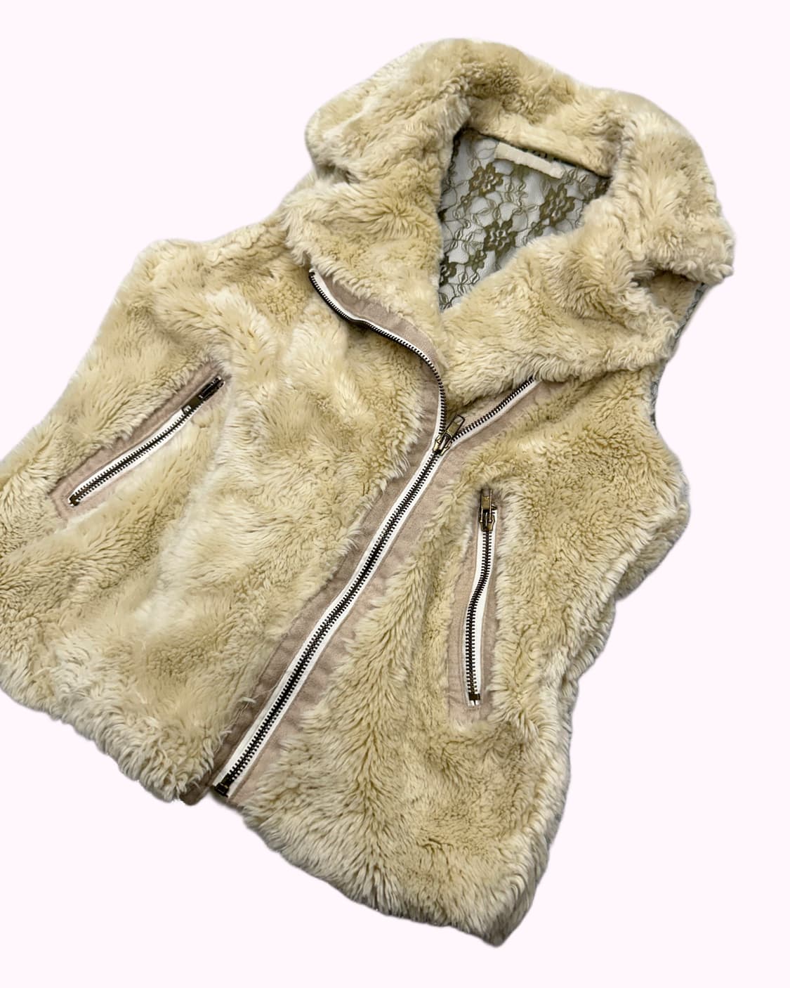 fur rider vest jacket 상품이미지3