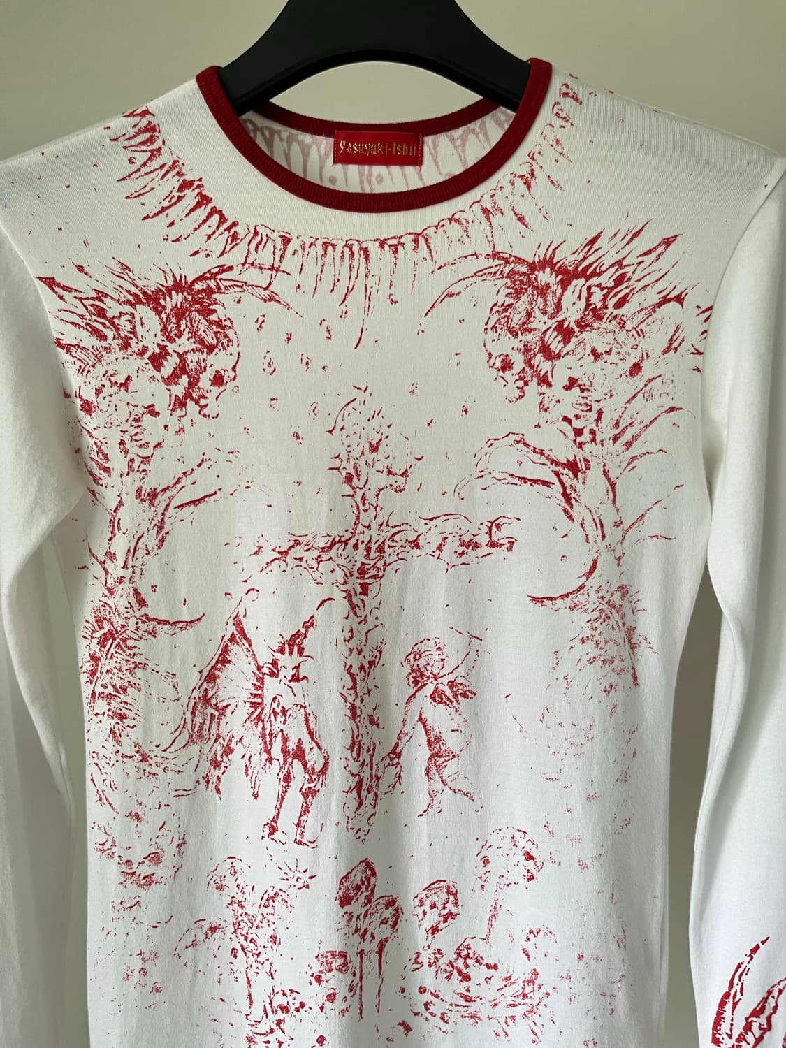 Yasuyuki Ishii Cross Design Printed LS 상품이미지9