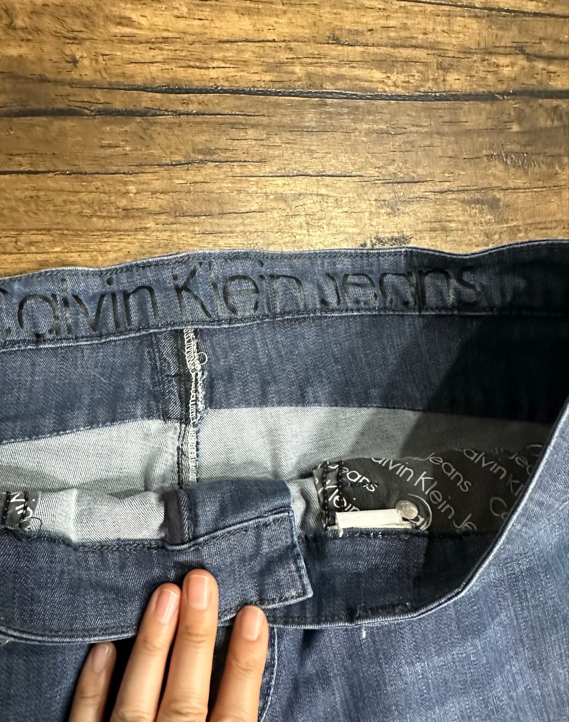 캘빈클라인 진스 Calvin Klein Jeans 스트레이트 데님 팬츠 상품이미지8