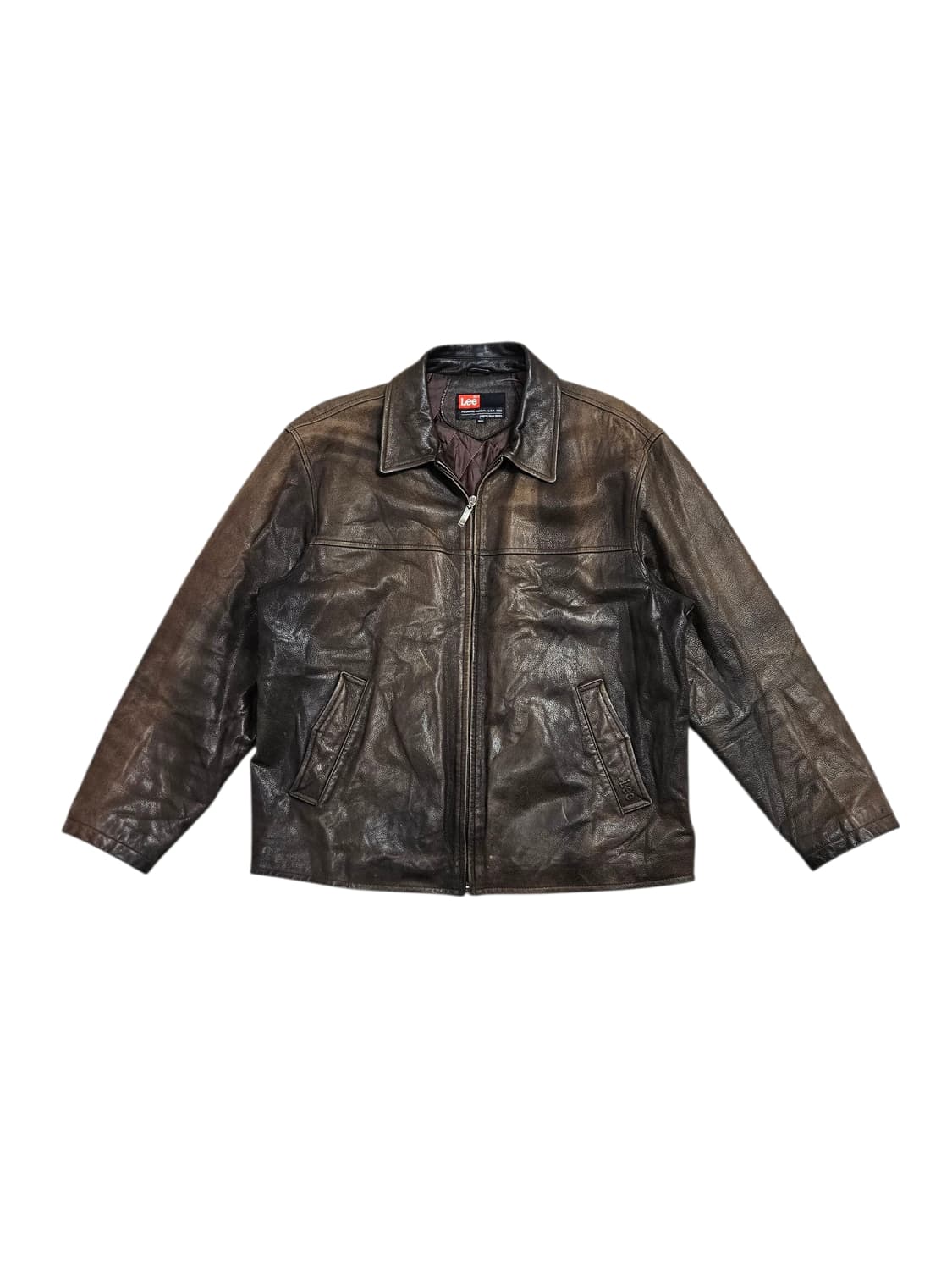 LEE USA 소가죽 싱글 레더 자켓 상품이미지2