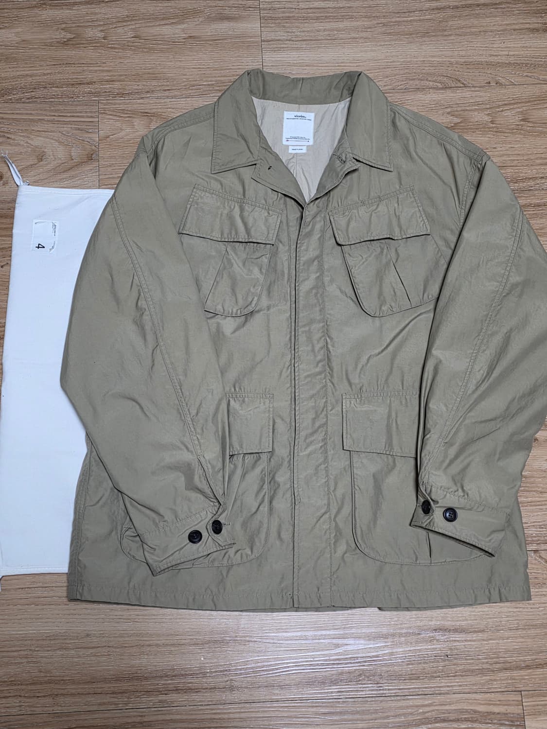 4size택포100만)23ss비즈빔 트로피컬 컴뱃자켓 베이지 상품이미지1