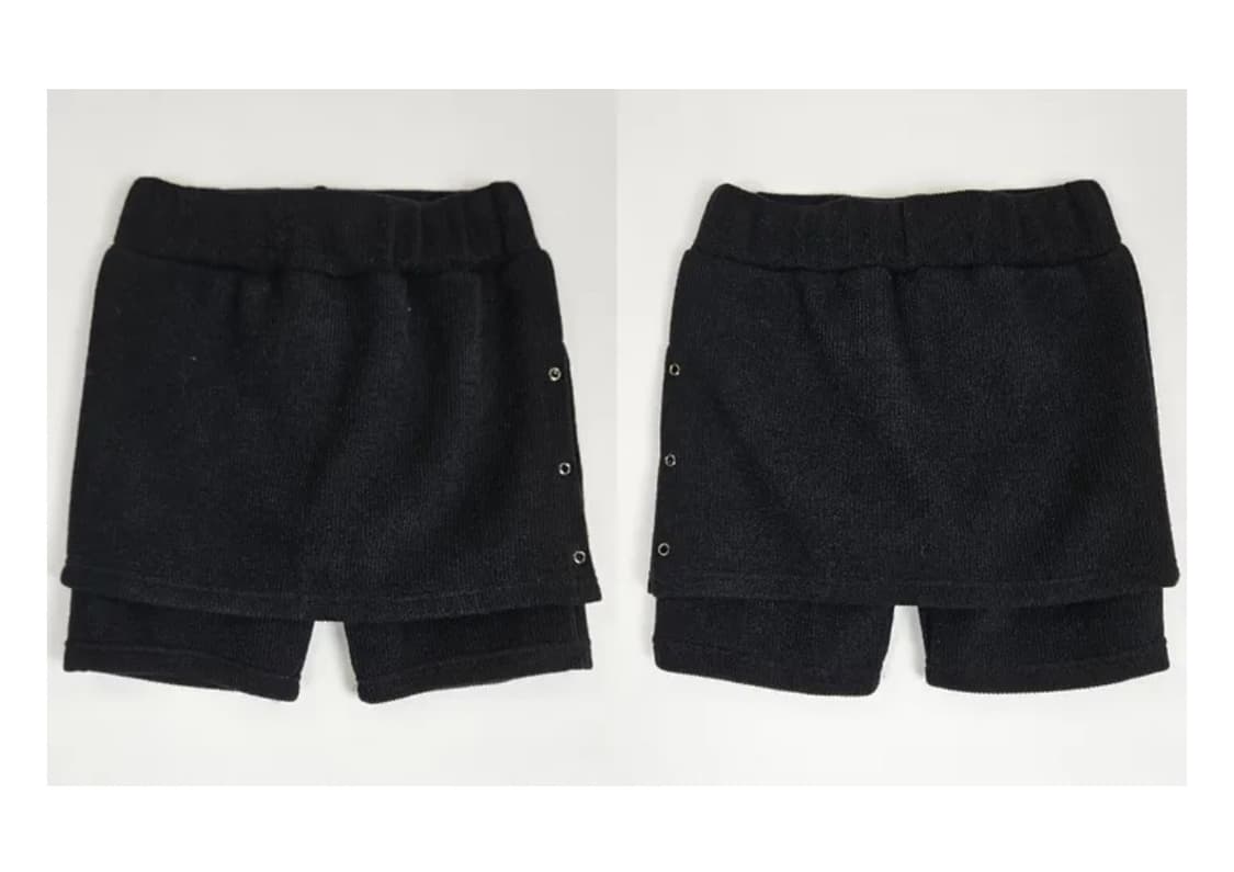 아일렛 니트 치마바지 바이크팬츠 반바지 상품이미지2