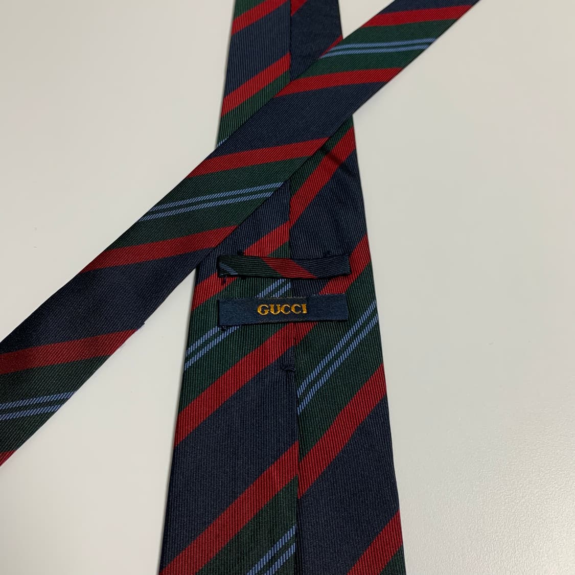 구찌(GUCCI) 레지멘탈 클래식넥타이 명품 100실크 8cm A+등급 상품이미지5