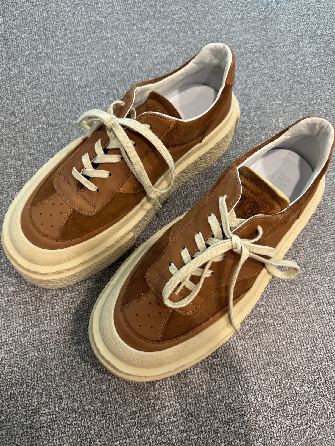 Mm6 메종 마르지엘라 컬러 블록 청키 플랫폼 스니커즈 43 상품이미지2