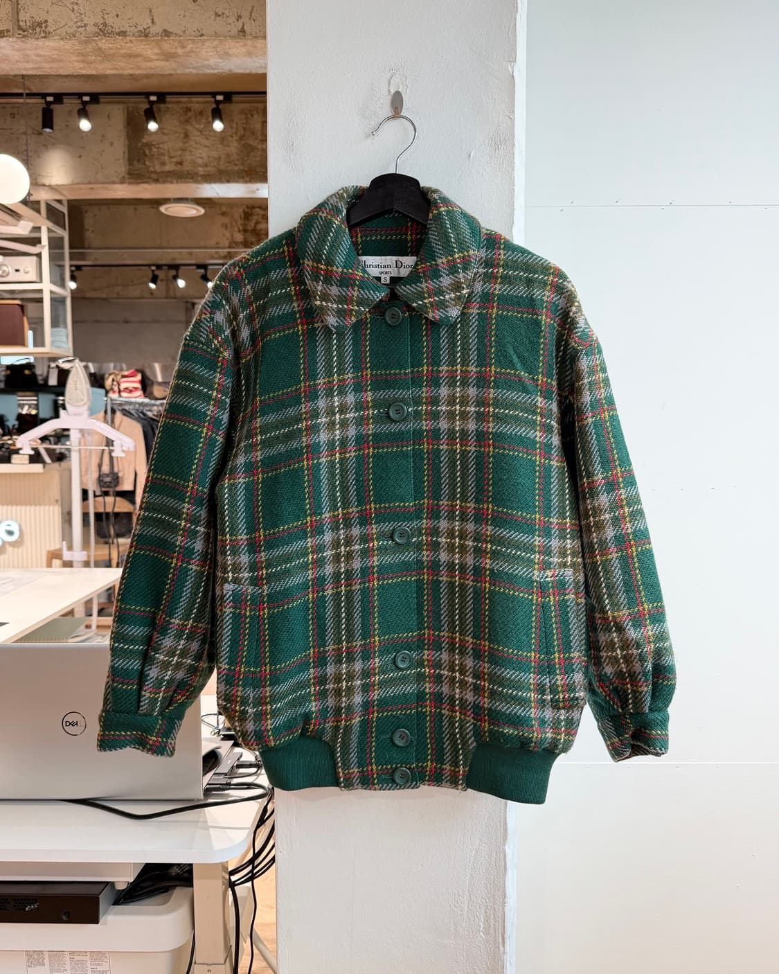크리스찬 디올 스포츠 그린 체크 자켓  상품이미지2