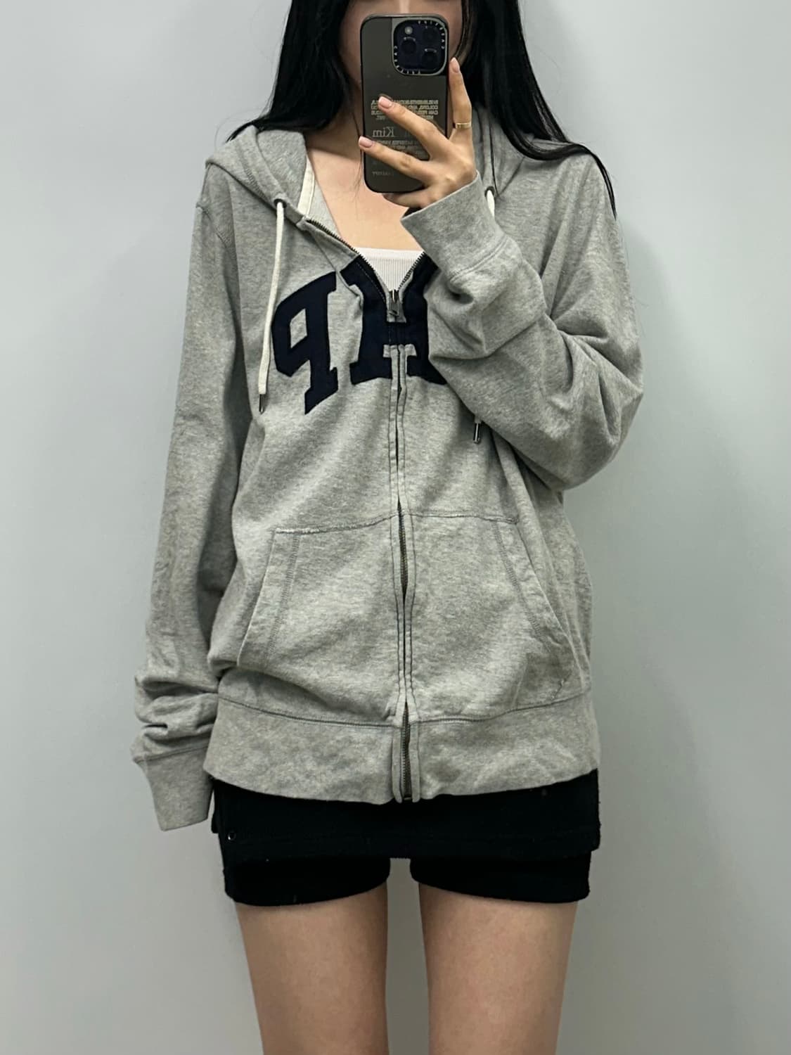 Gap 갭 그레이 후드집업 상품이미지1