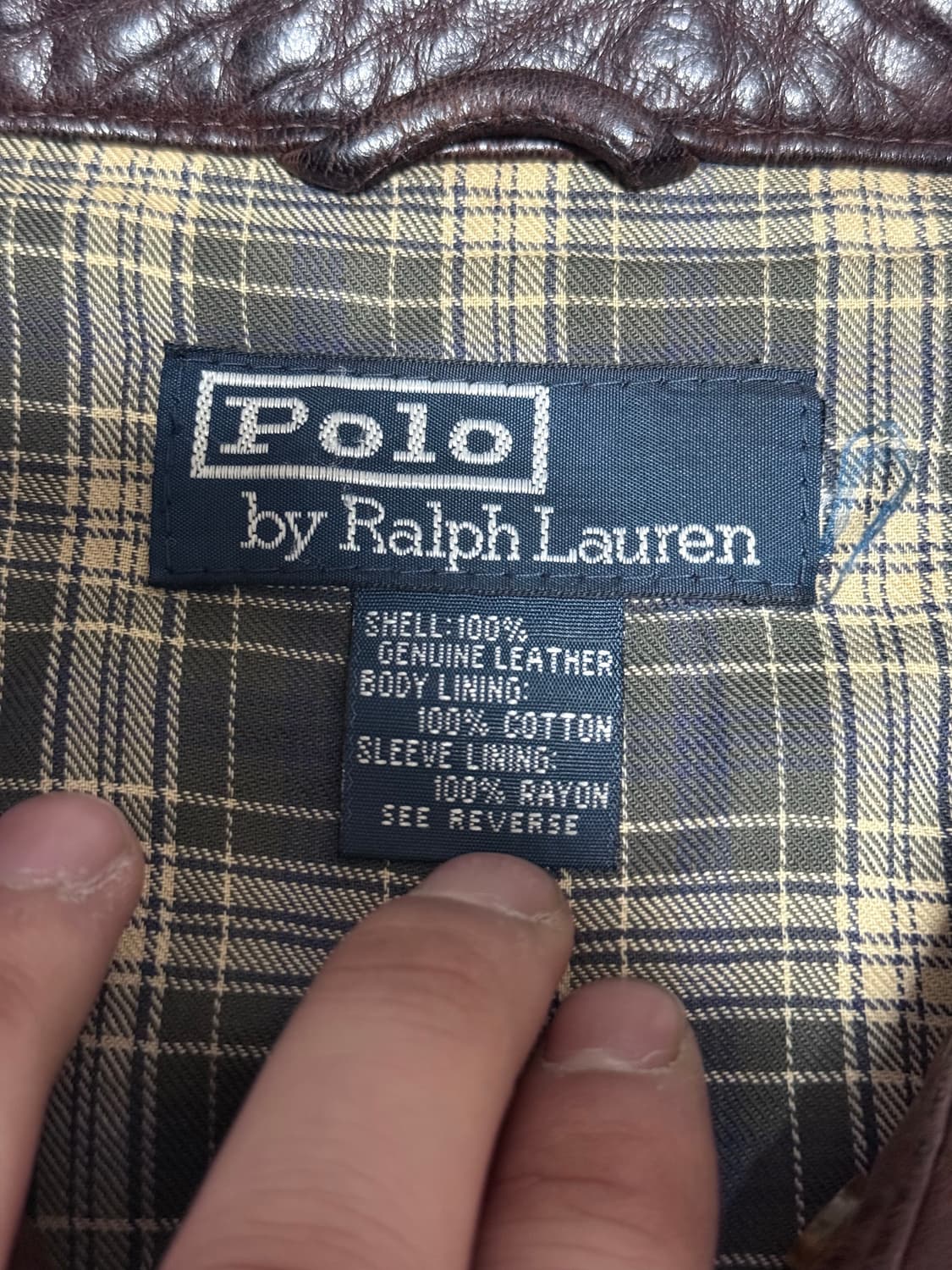 폴로 양가죽자켓 상품이미지5