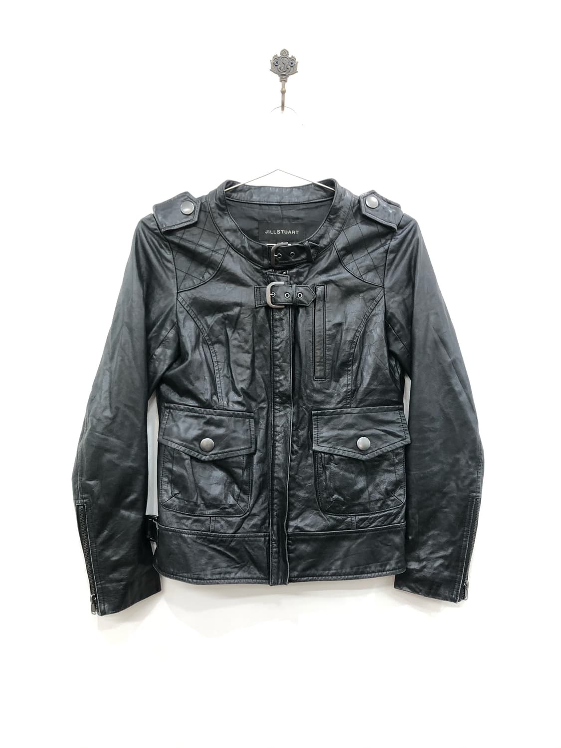 JILLSTUART black buckle rider jacket 상품이미지1