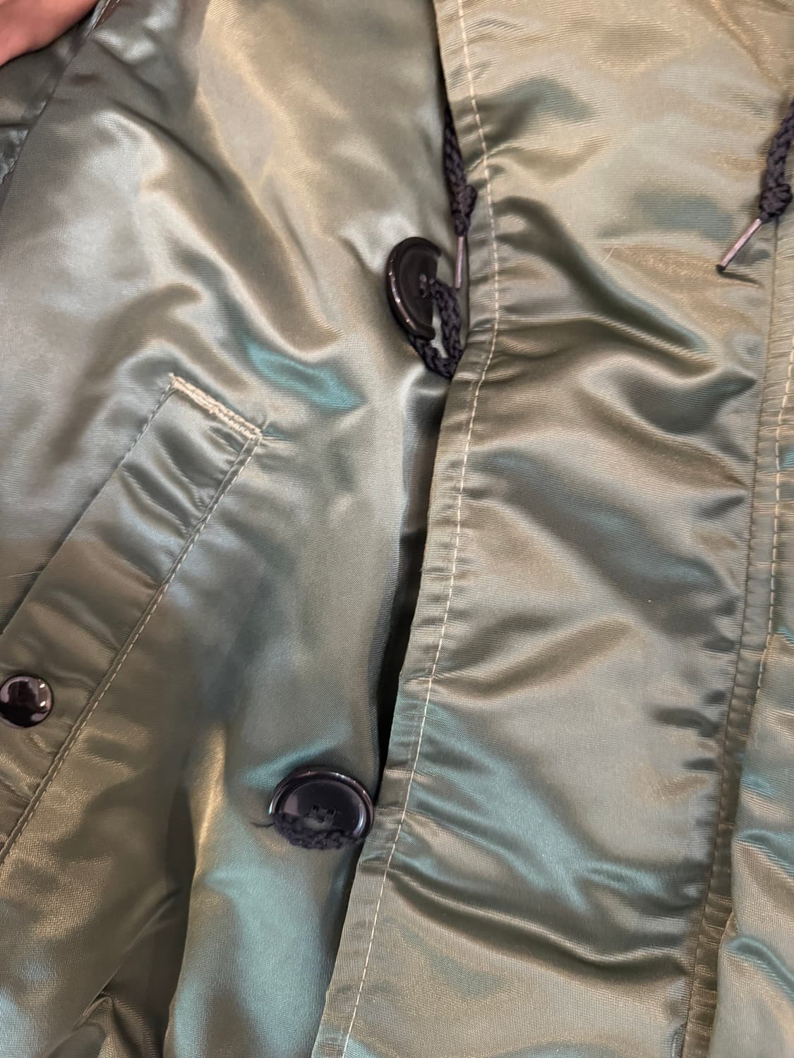 90s CORINTH N-2B 플라이트 봄버자켓 세이지 상품이미지7