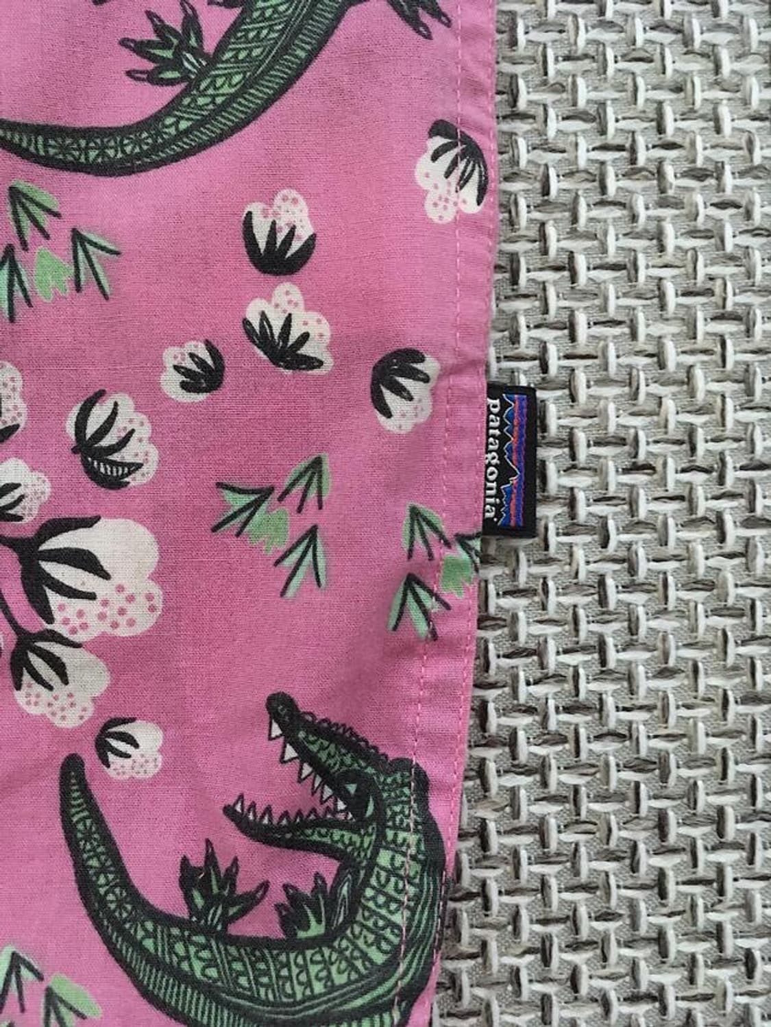 Organic cotton crocodile all-over print 상품이미지7
