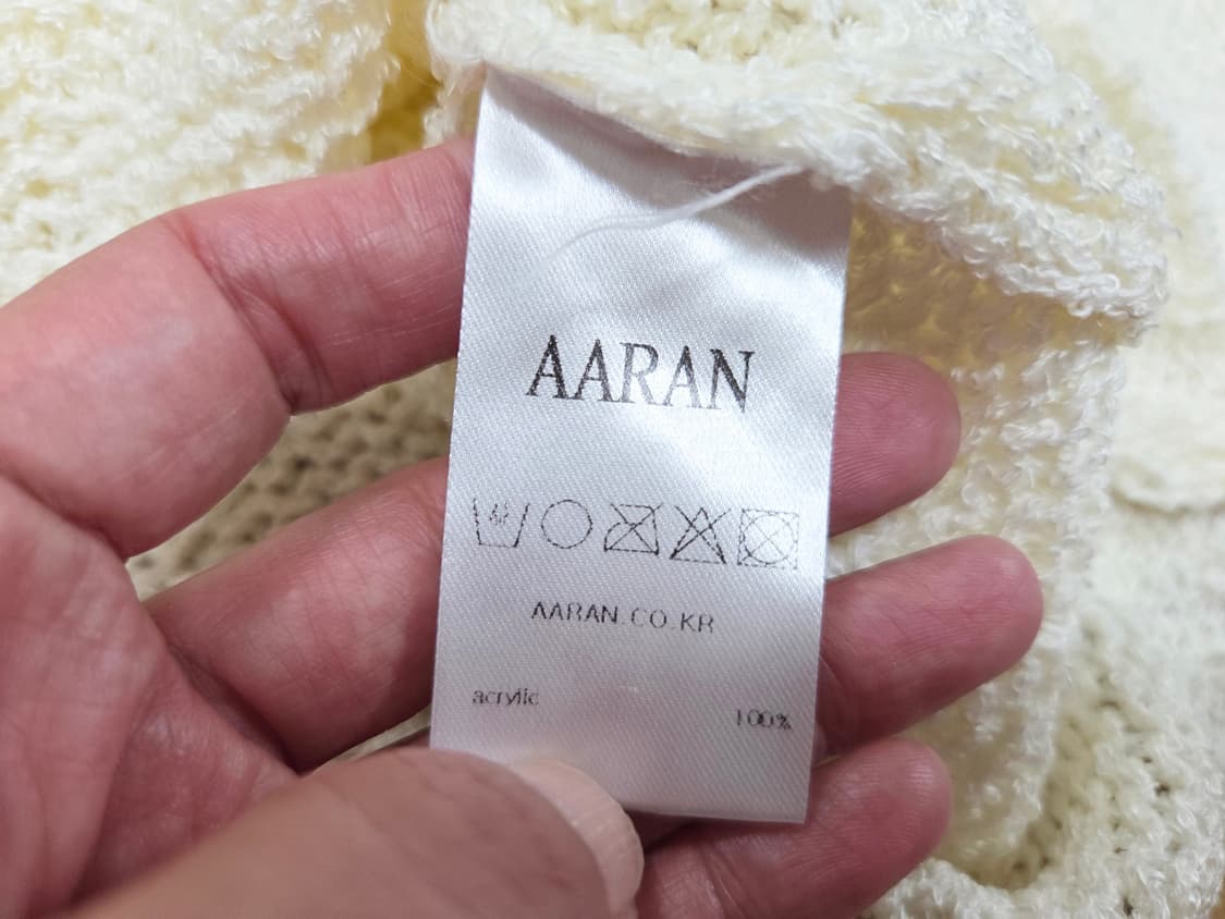 어랜(AARAN) 부클 루즈니트 프리사이즈 상품이미지9