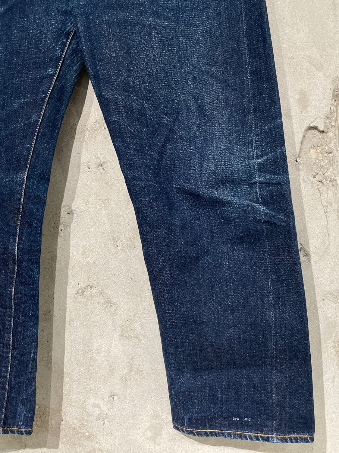 리바이스 501XX 진청 빅E 셀비지 버튼 플라이 워싱 데님 팬츠 상품이미지5