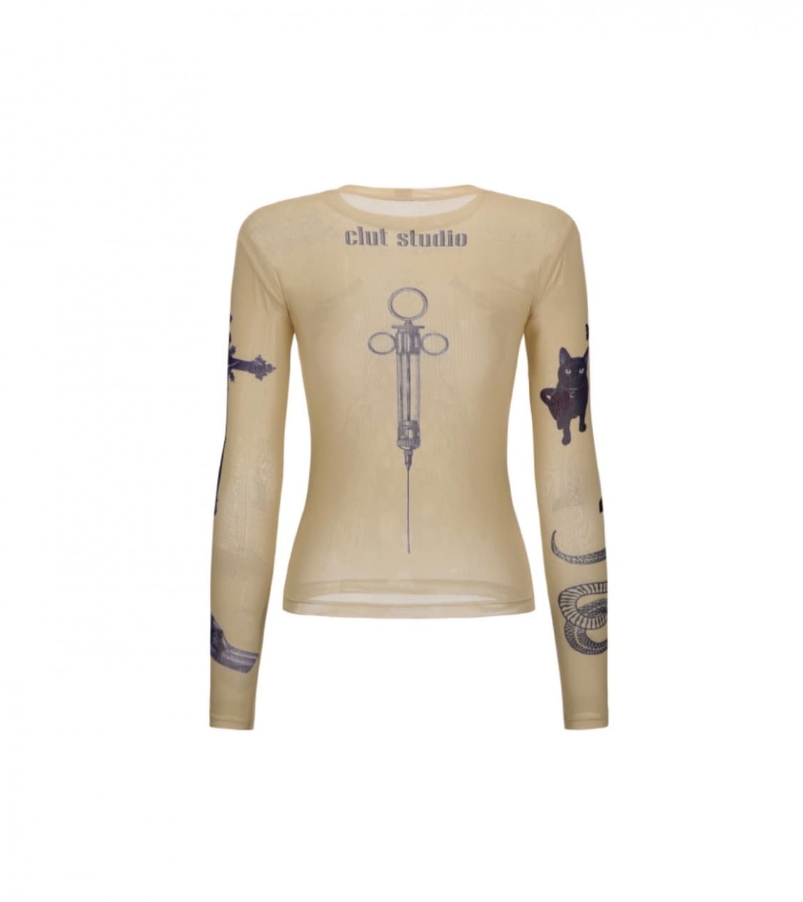 클럿스튜디오 수녀와 총 타투 탑 상품이미지4