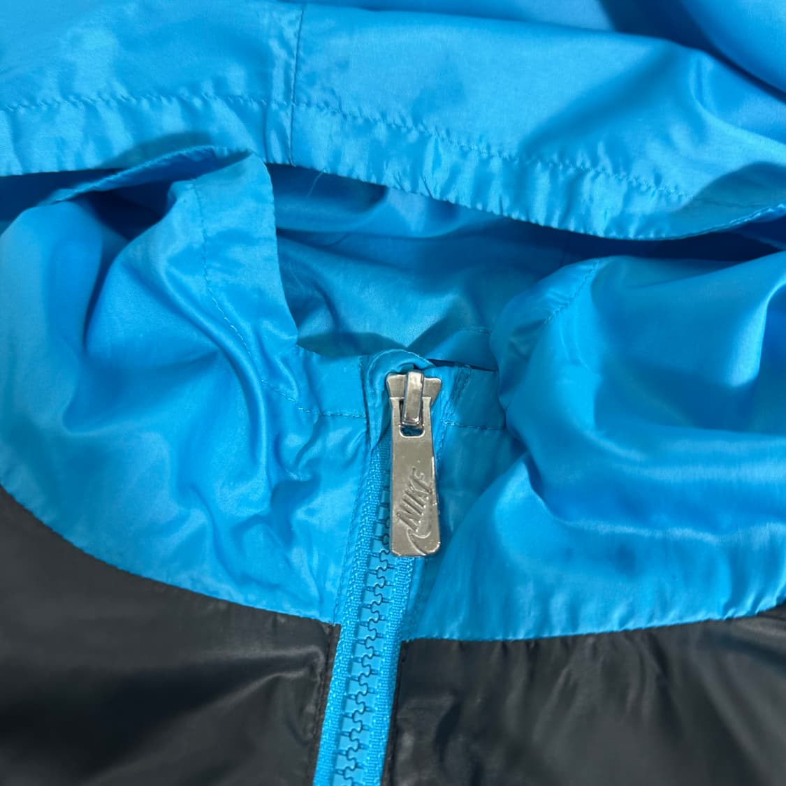 우먼XL 나이키 블루 윈드러너 바람막이 자켓 상품이미지4