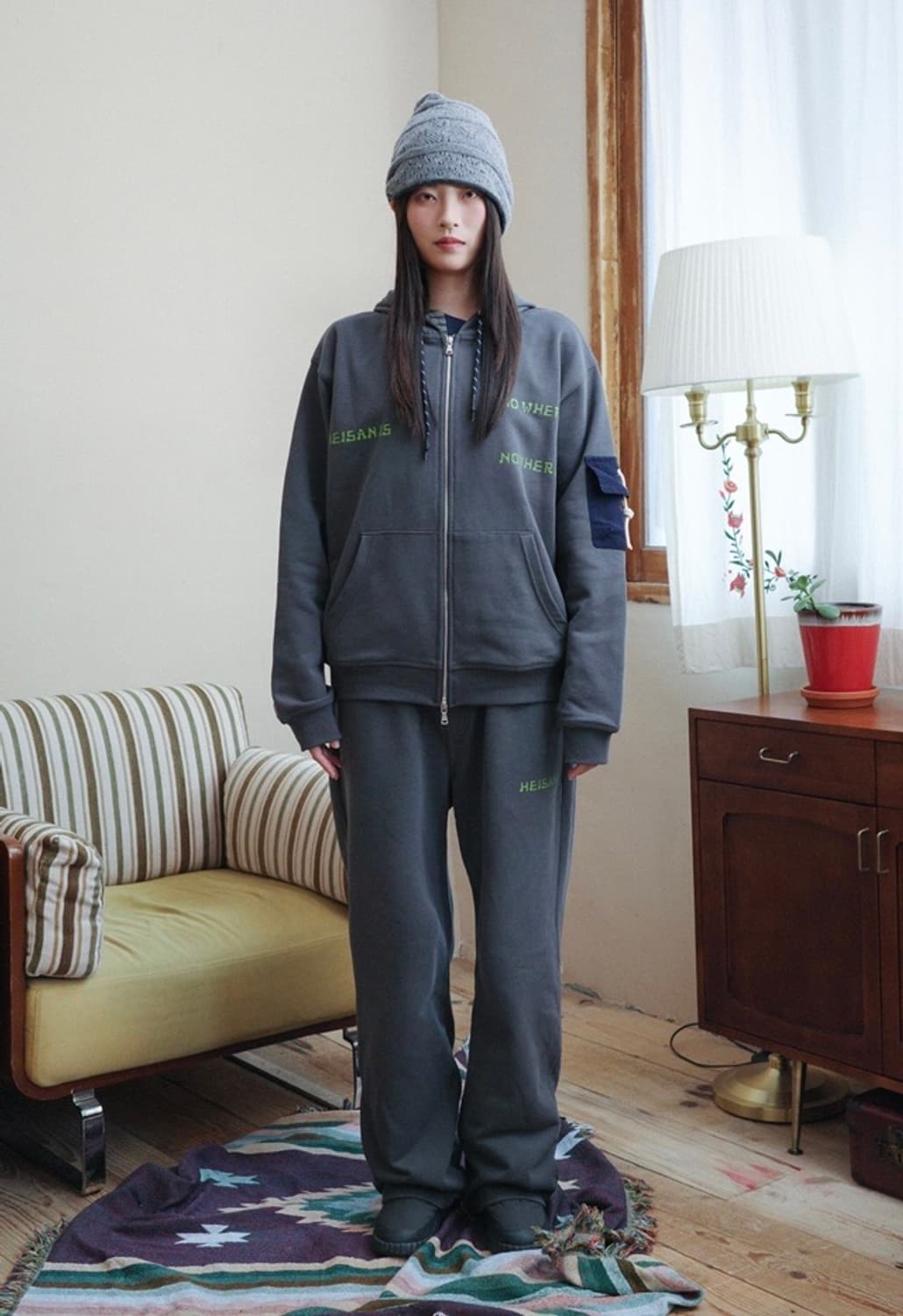 하이산 후드집업 + 팬츠 일괄판매 상품이미지7