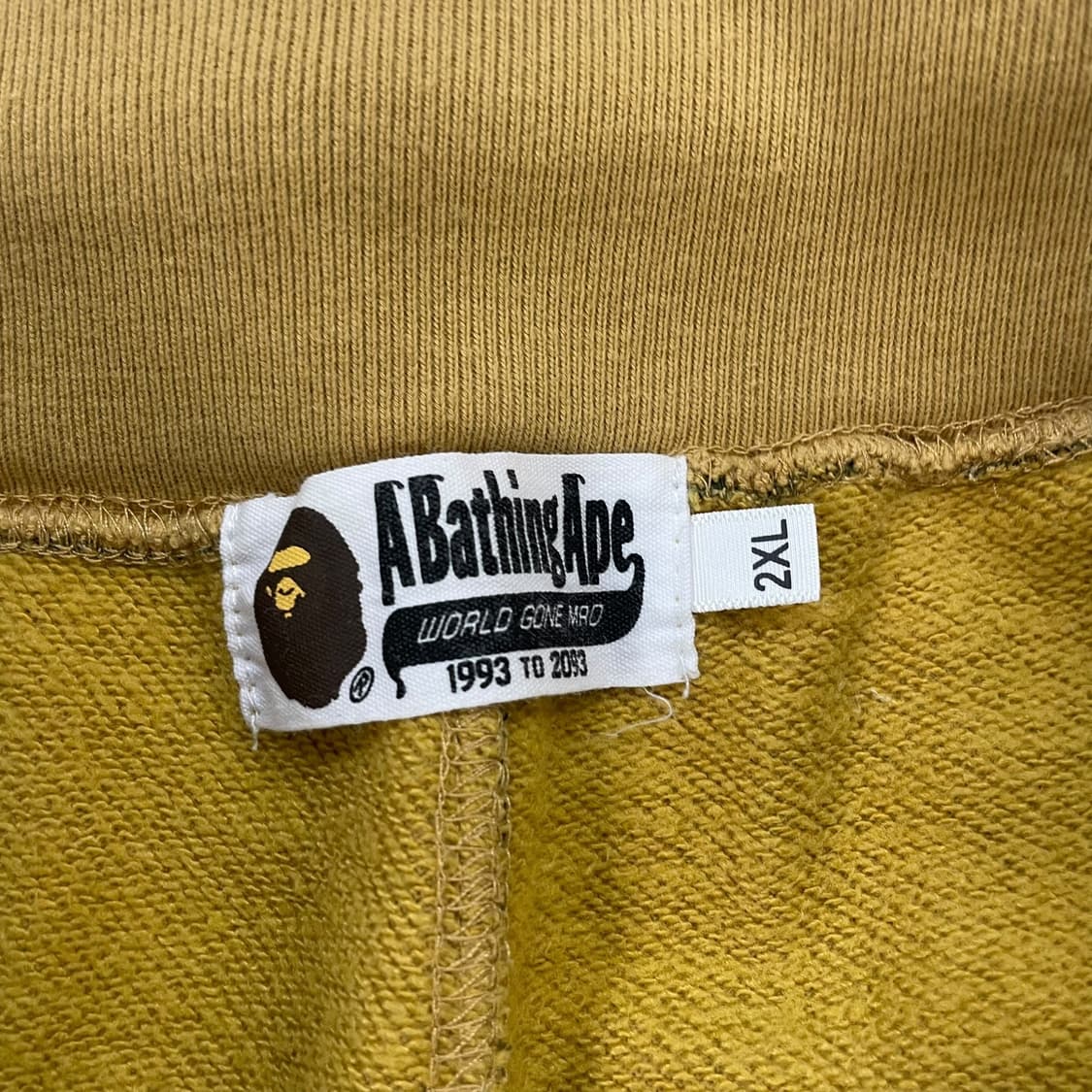 베이프 Bape 1st 카모 황계 스웻 조거 팬츠 상품이미지3