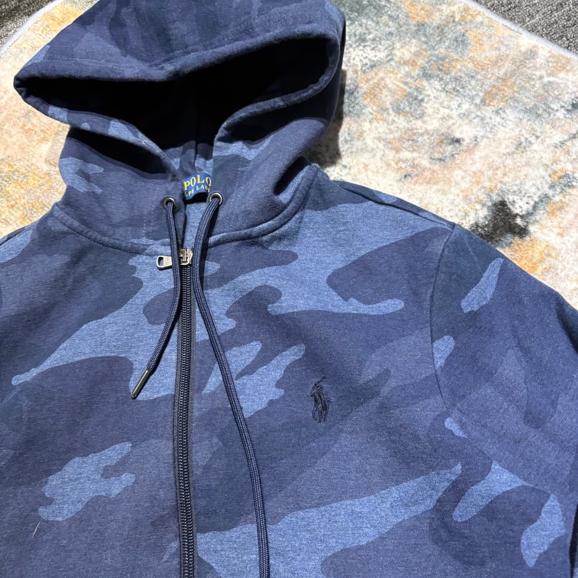 폴로 빈티지 카모 후드집업 상품이미지3