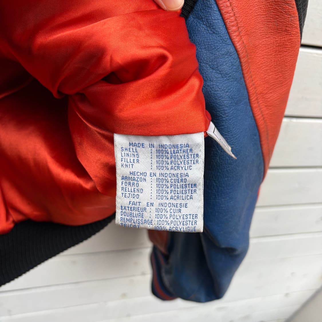 New York Knicks 90s NBA 뉴욕닉스 G-lll 레더 자켓 상품이미지10