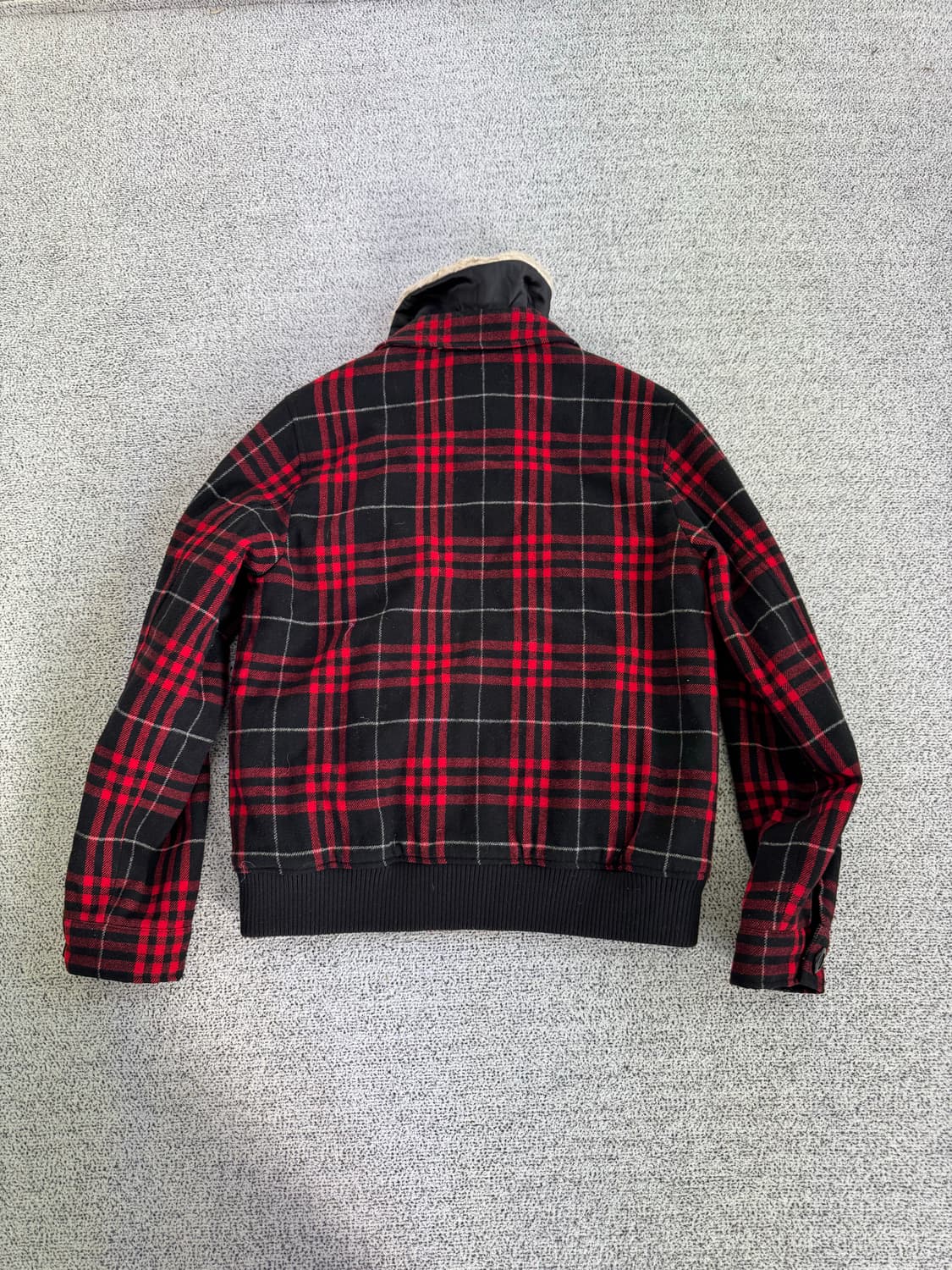 체크 무스탕 상품이미지9