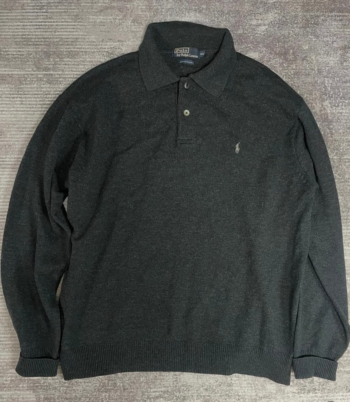 90s Polo RL  램스울 카라넥 니트 상품이미지1