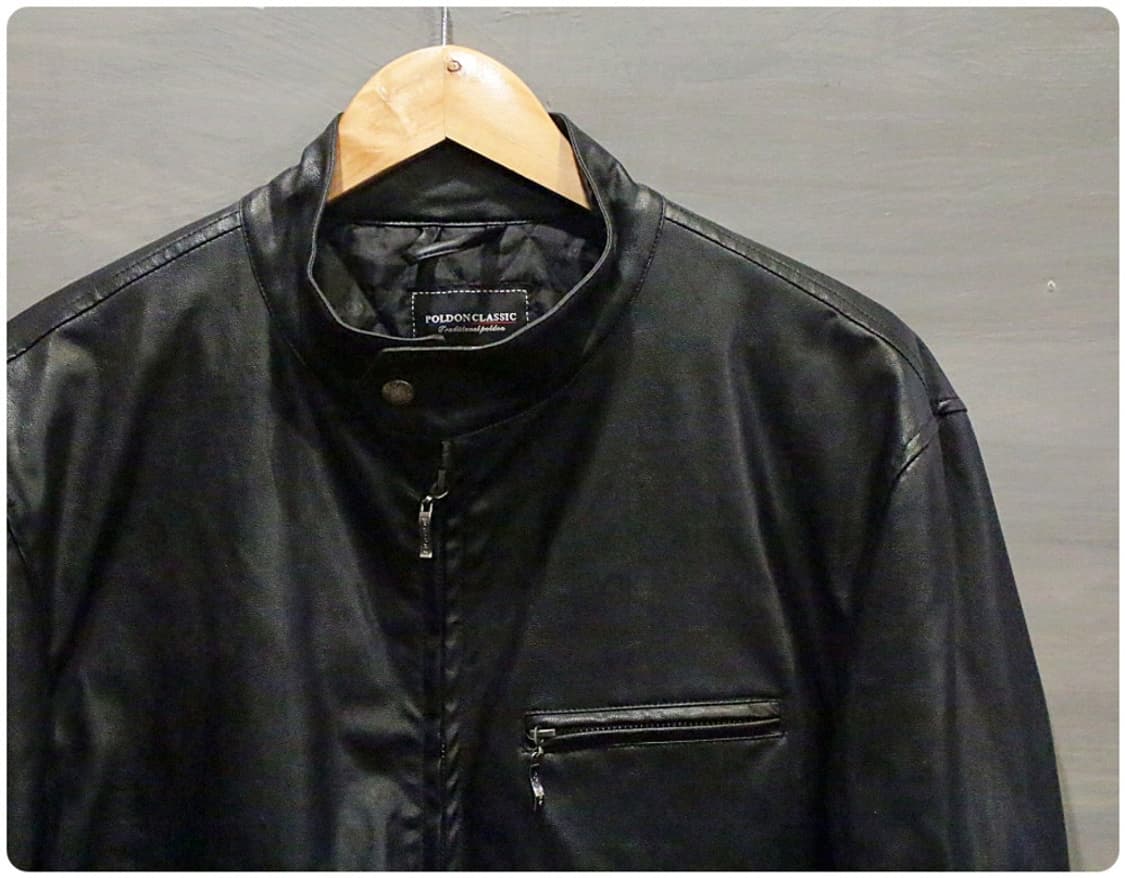 폴던 인조가죽 라이더 자켓 XXL 상품이미지1
