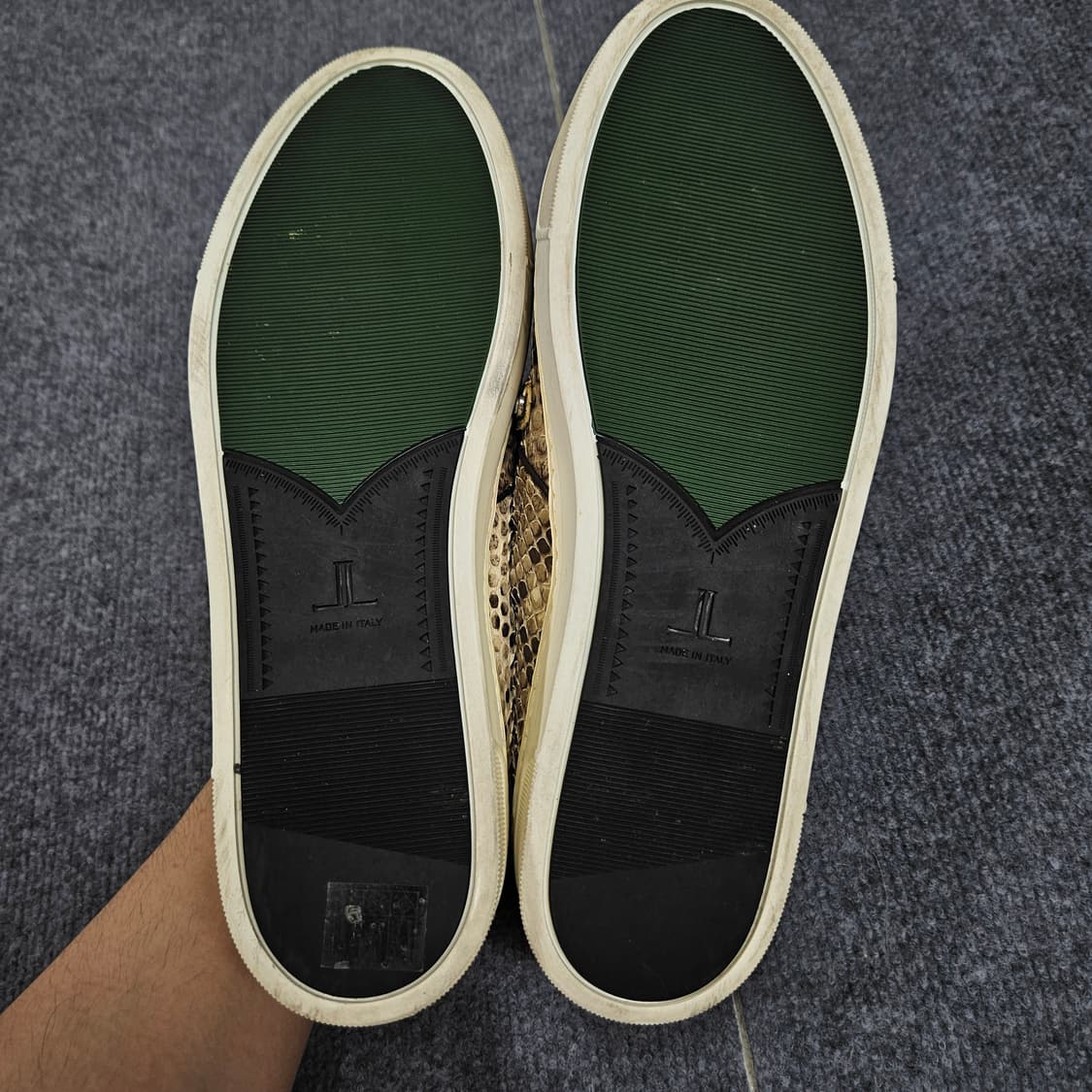 루이스리만 뱀피체인 하이엔드 슬립온 한정판 급처 상품이미지7