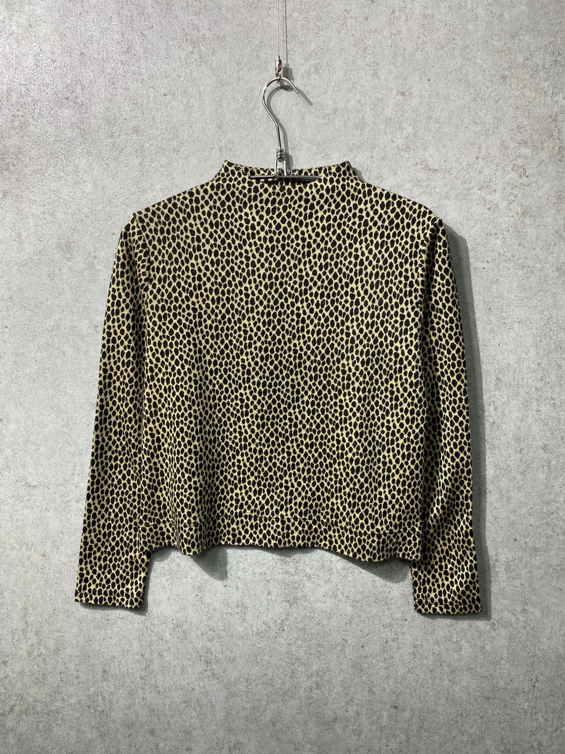 [M] 90s GIGI 재팬 메이드 레오피드 패턴 탑 상품이미지1