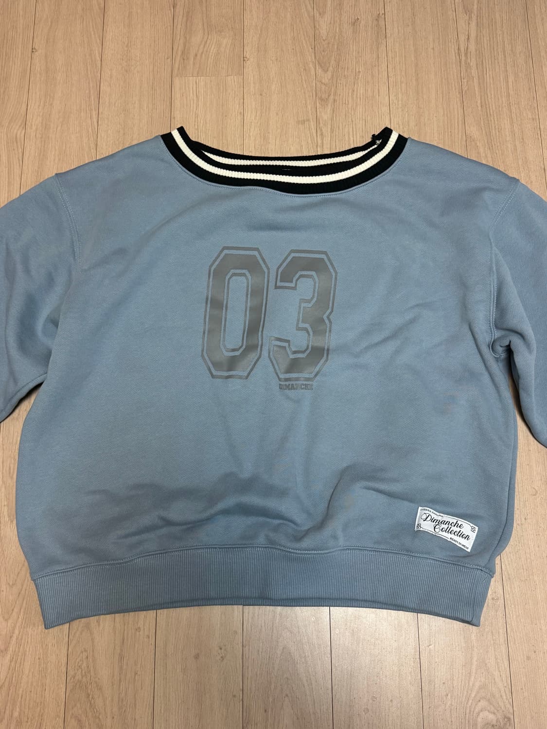 디망쉬 원숄더 맨투맨 SPORTY OVERSIZE SWEATSHIRT 상품이미지2