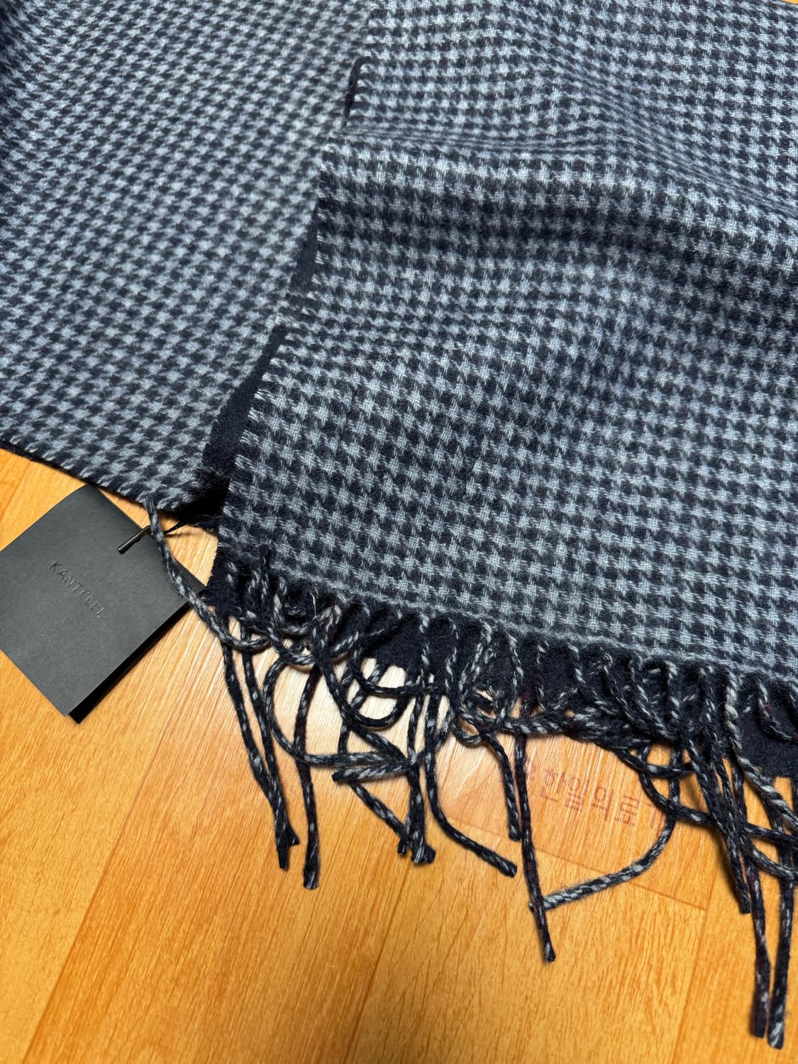 미착용 KANTFEEL 칸트필 양면 캐시미어 머플러 상품이미지7