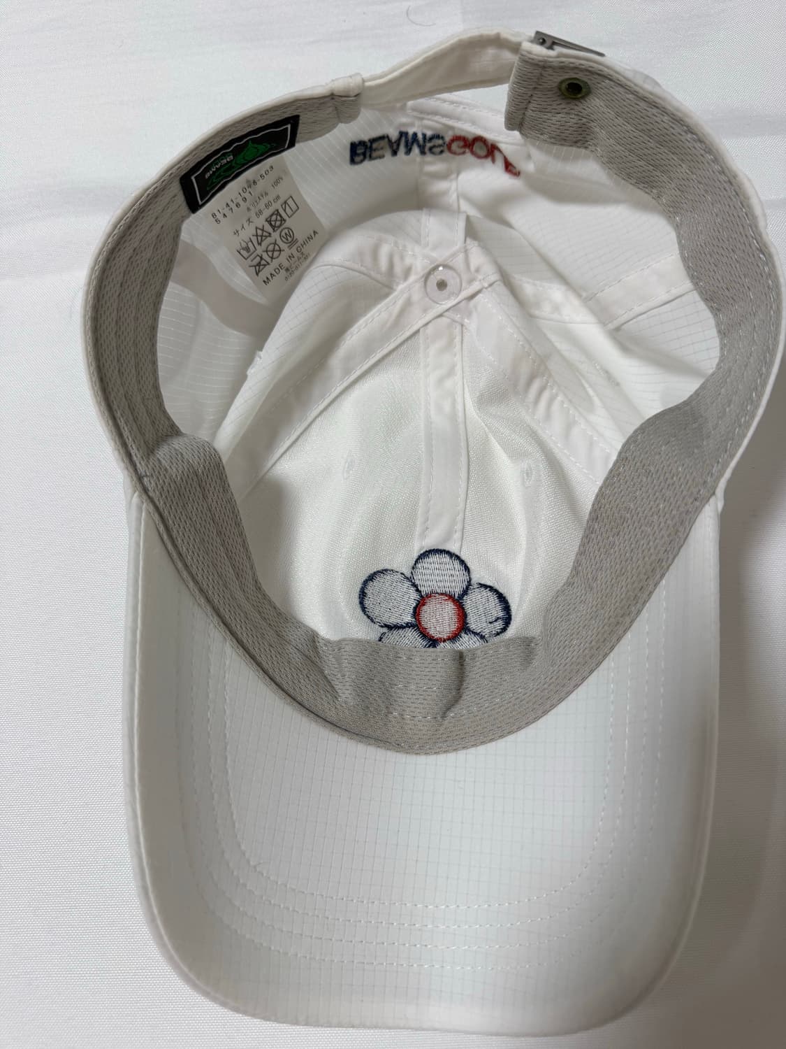 빔스 골프 플라워 자수 로고 자수 캡 상품이미지4