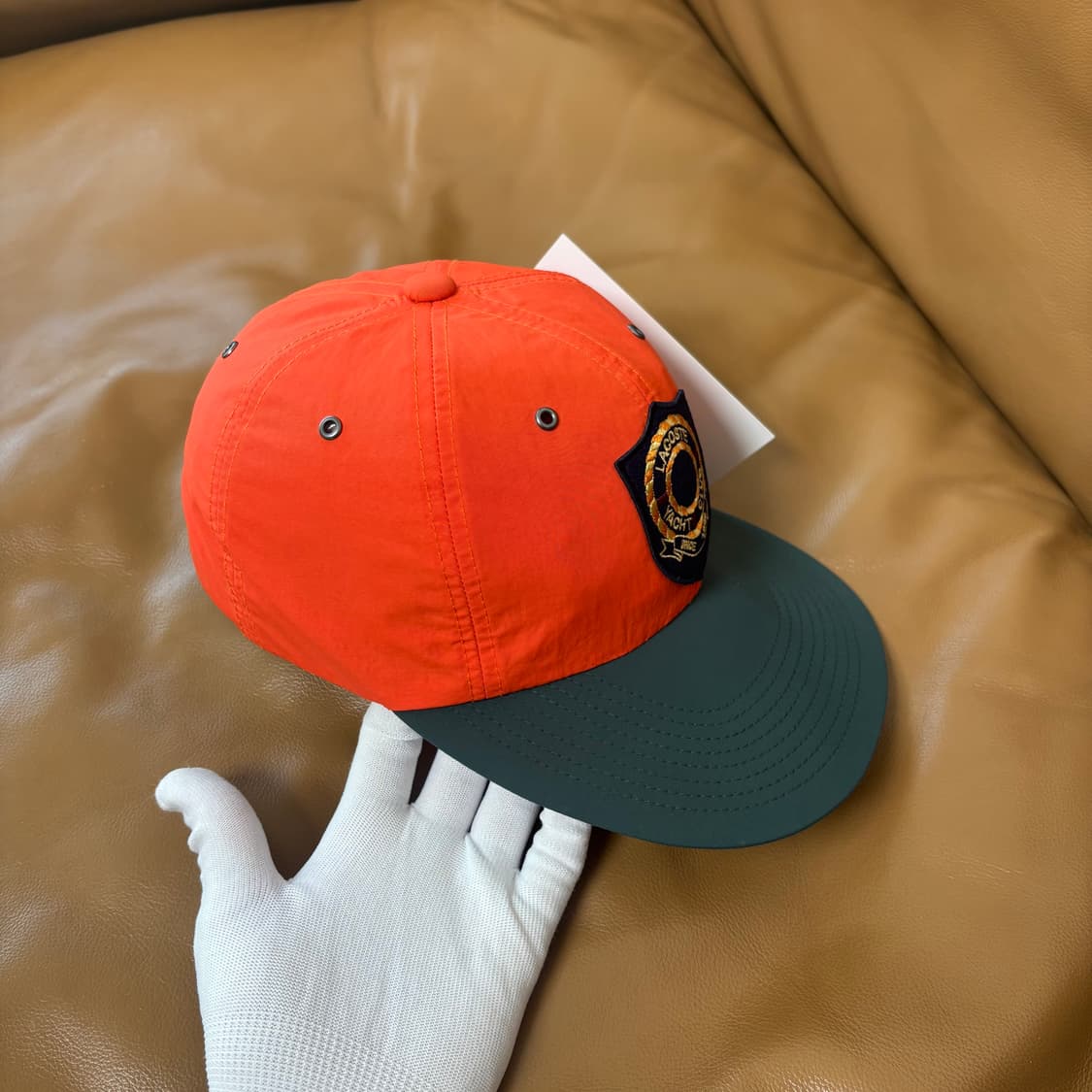 Beams Lacoste 빔스 빔즈 라코스테 6패널 볼캡 모자 요트 클럽 상품이미지3