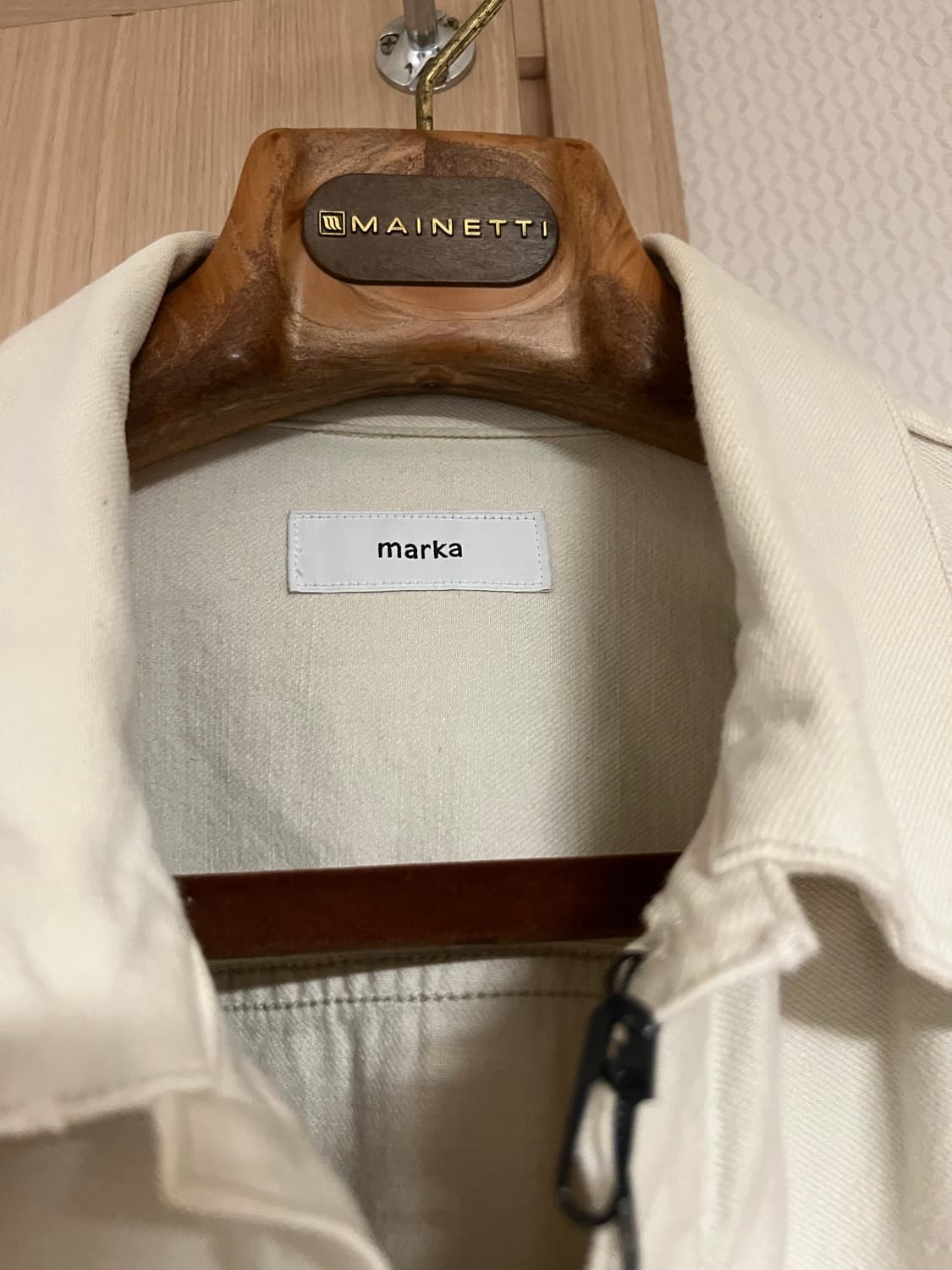 마카 MARKA 타입1 1세대 데님자켓 화이트 2사이즈(105) 상품이미지2