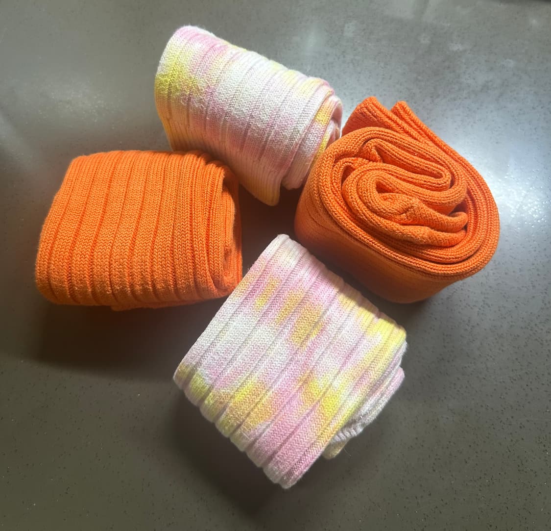 컬러 양말 세트(니시구치 쿠츠시타, 스투시) 상품이미지1