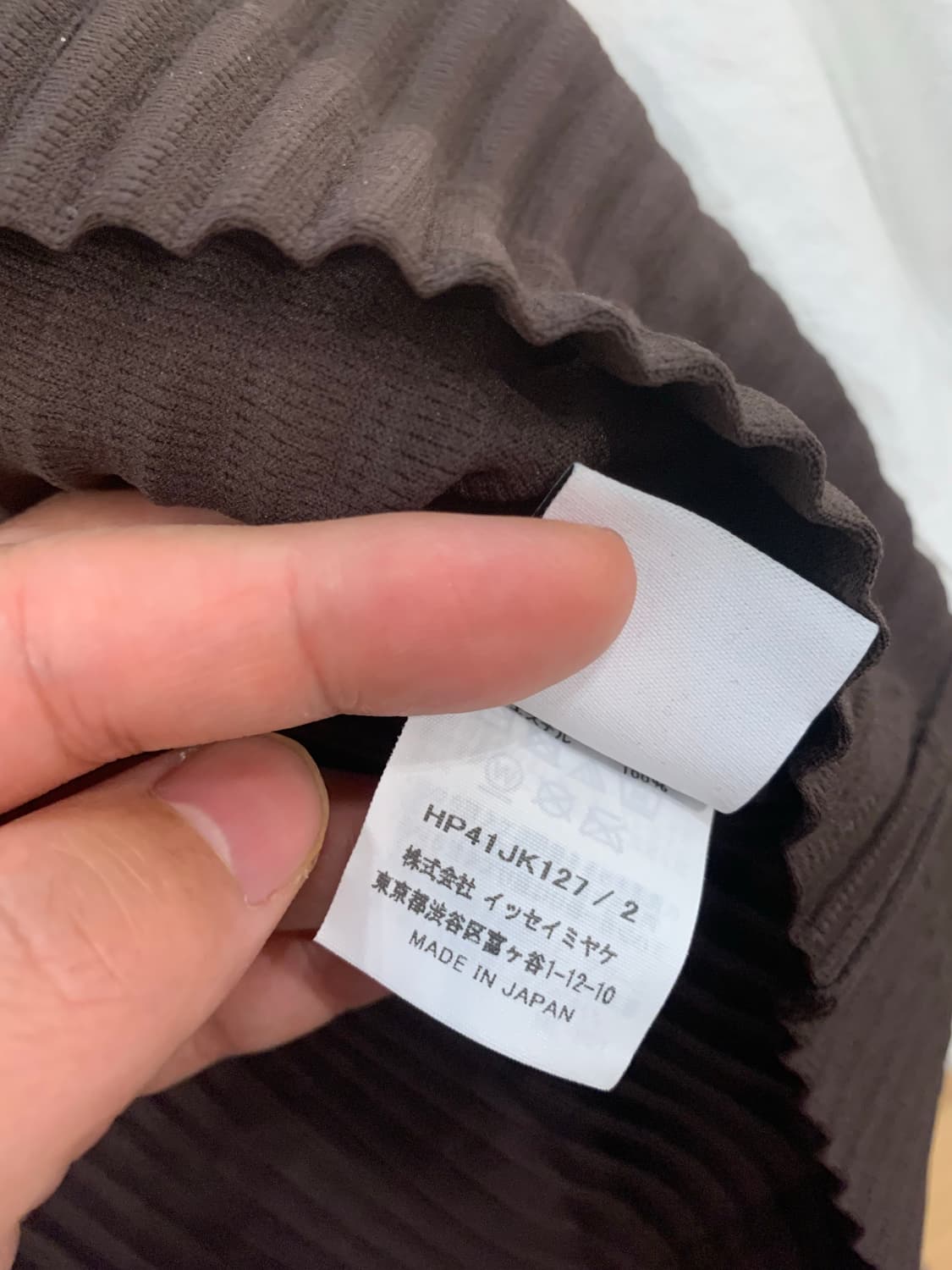 옴므플리세 아노락 후드 브라운2 상품이미지2