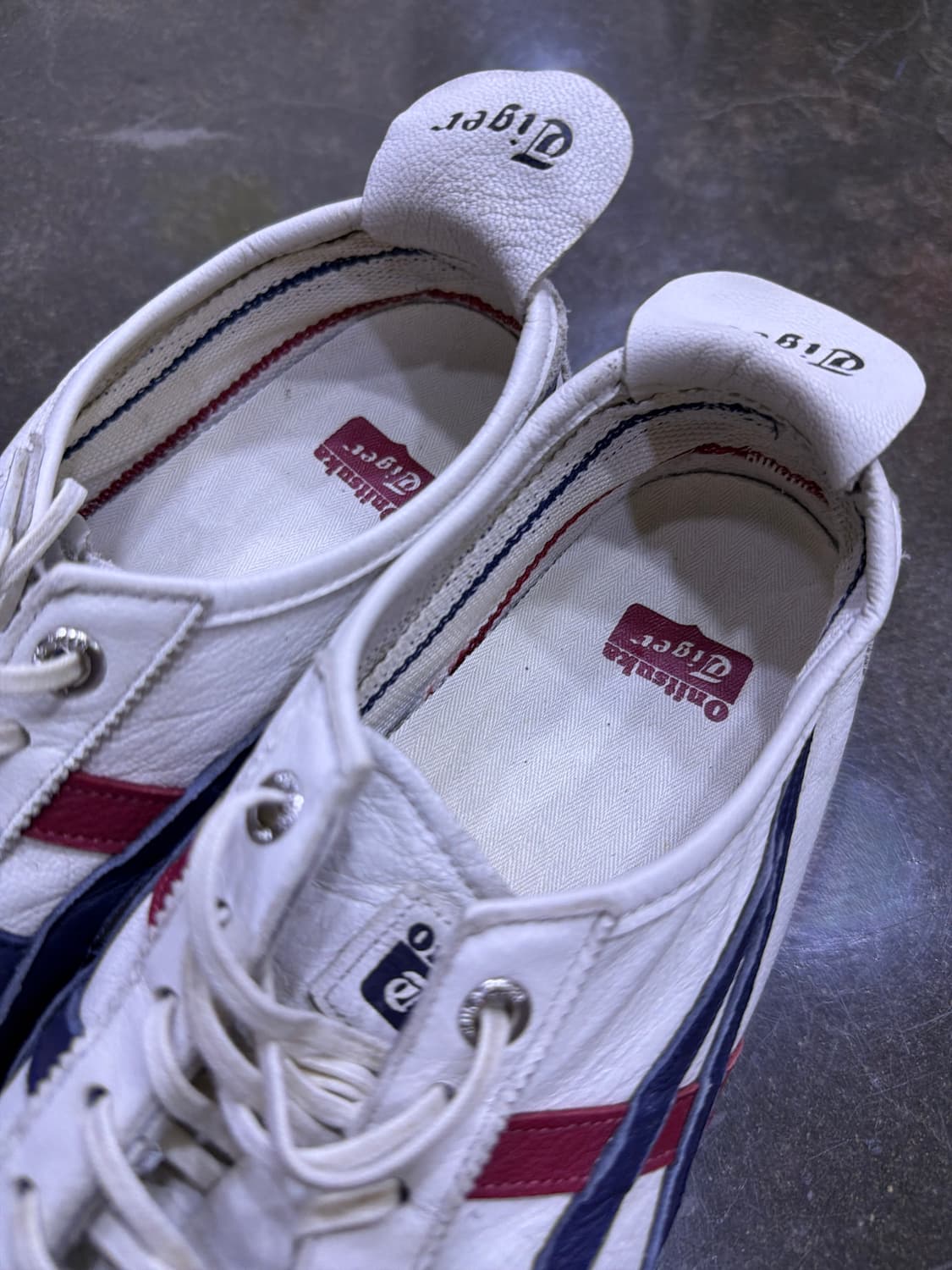 오니츠카타이거 멕시코66 화이트 블루 레드 260 상품이미지5