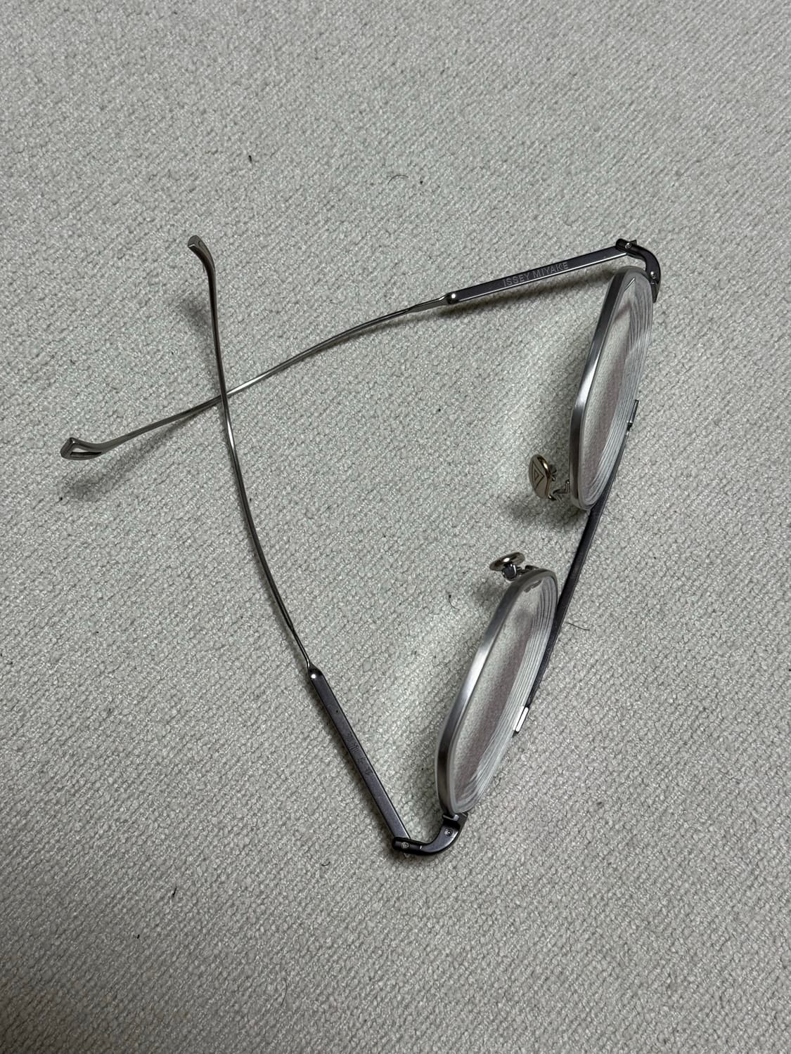 이세이미야케 금자안경 헥사곤 3 실버 상품이미지4