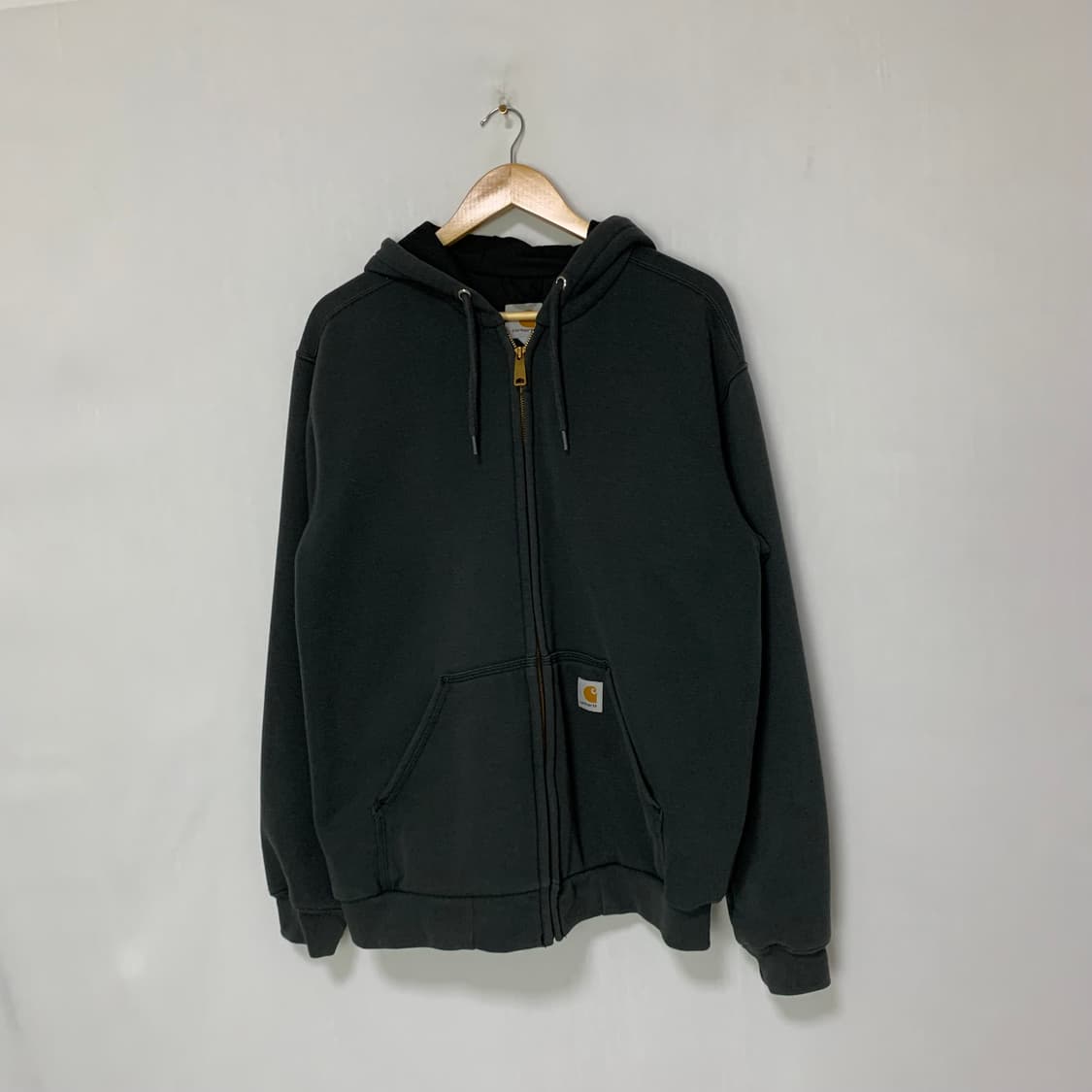 칼하트 후드 집업 차콜 S 남녀공용 빈티지 상품이미지1