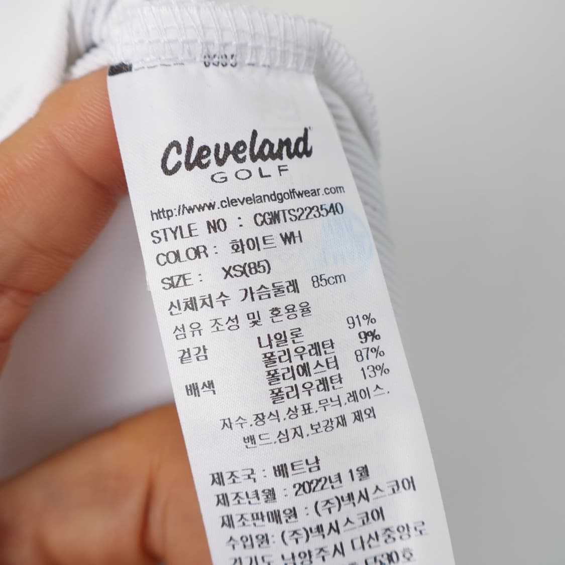 44/클리브랜드 골프 민소매 티셔츠 상품이미지7