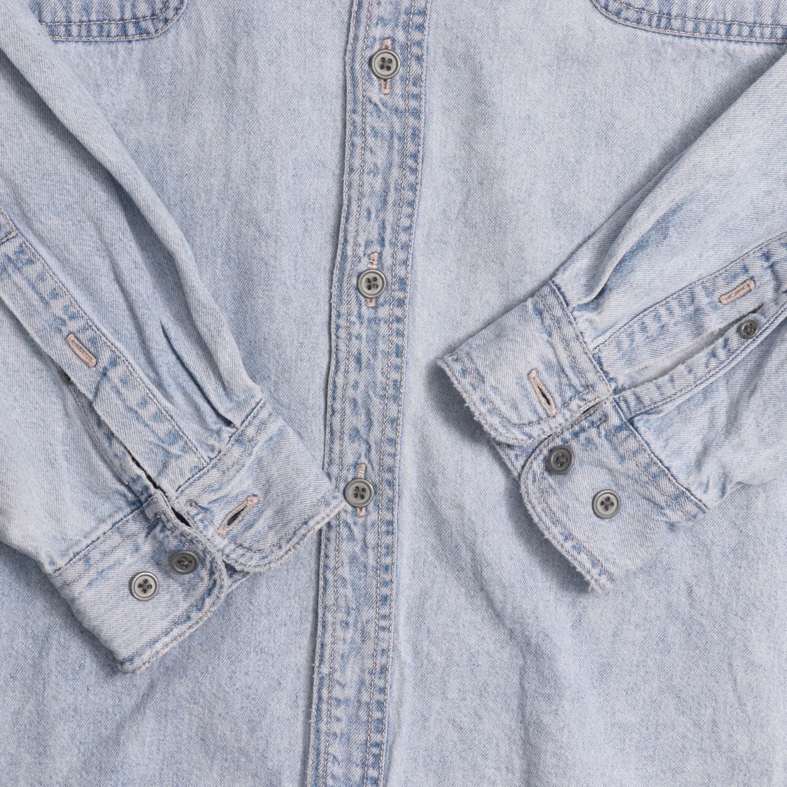 90's 리바이스 연청 데님셔츠 A1723 상품이미지4