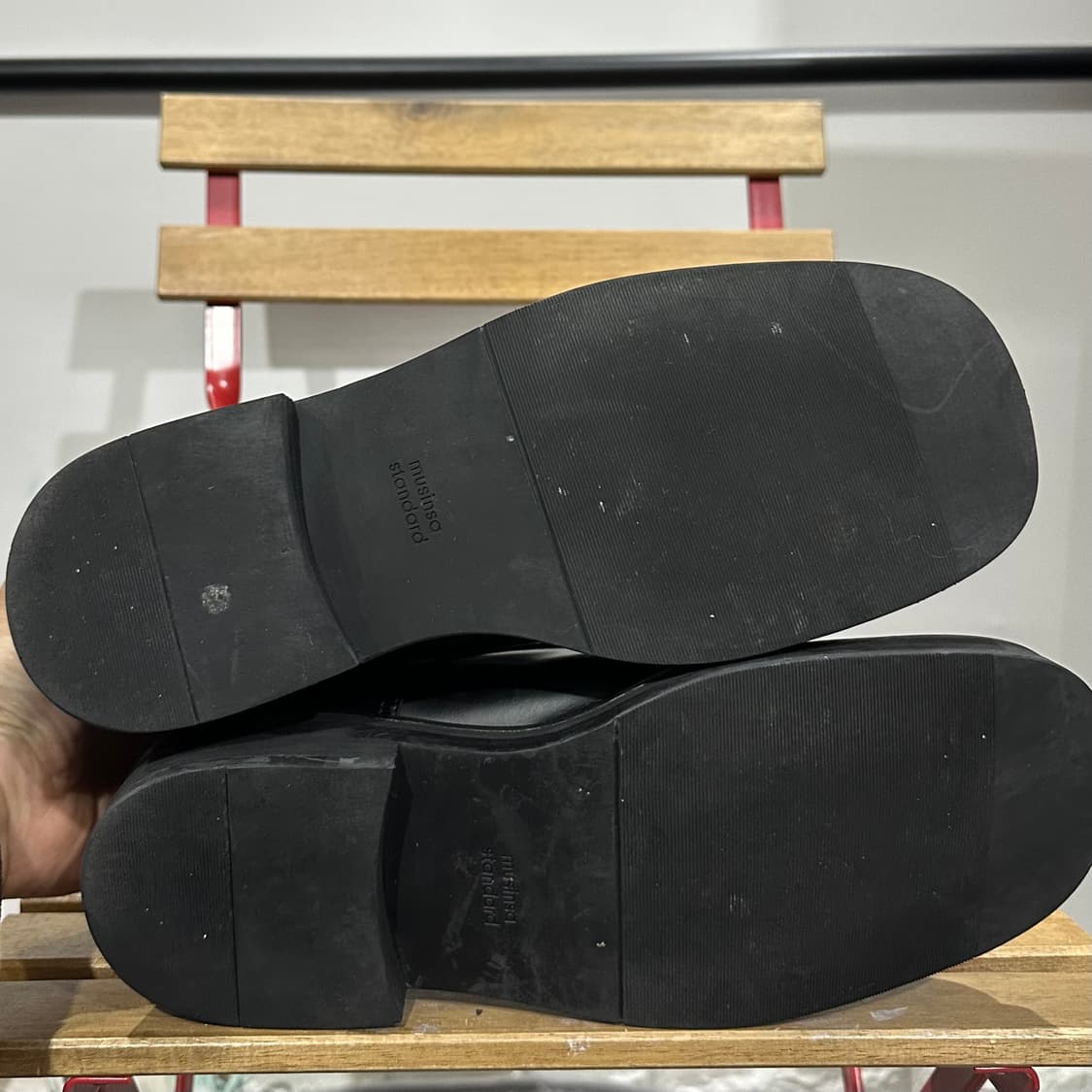 270) 무신사 스탠다드 구두 남성 남자 로퍼 더비슈즈 블랙 상품이미지6