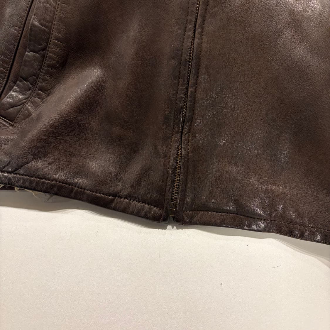 [M] 11a 폴로 랄프로렌 맥스웰 브라운 양가죽 자켓 D228 상품이미지7