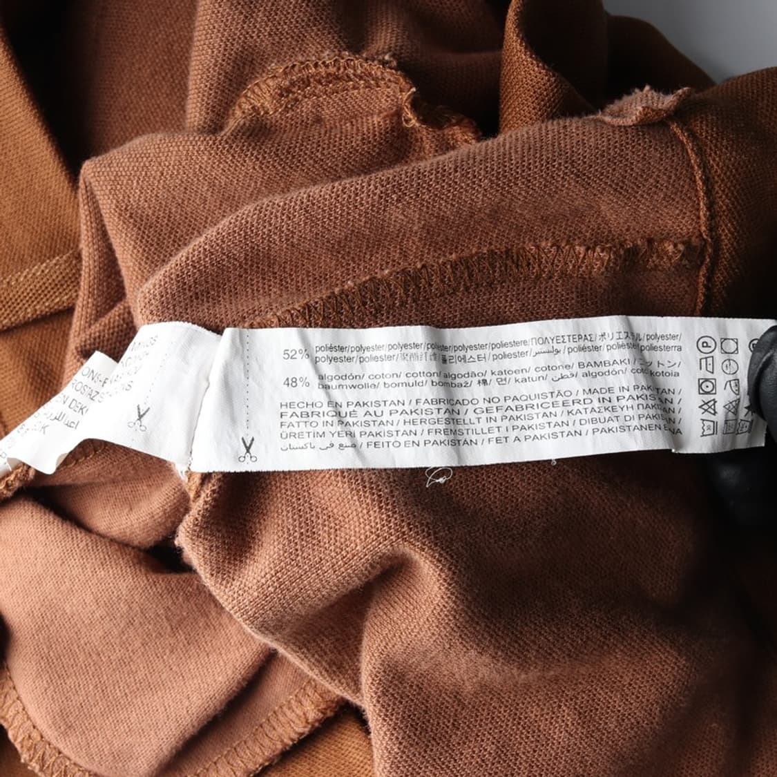 ZARA 브라운 핀턱 테이퍼드 슬랙스 XL 상품이미지7