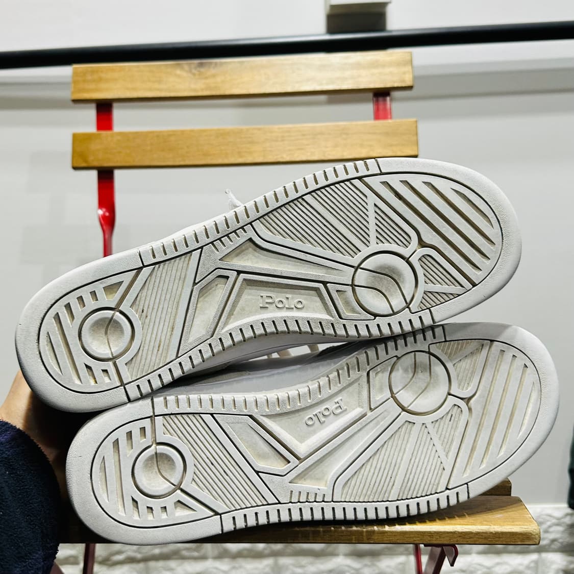 UK11) 285 폴로 운동화 남성 남자 신발 마스터즈 코트 레더 상품이미지7