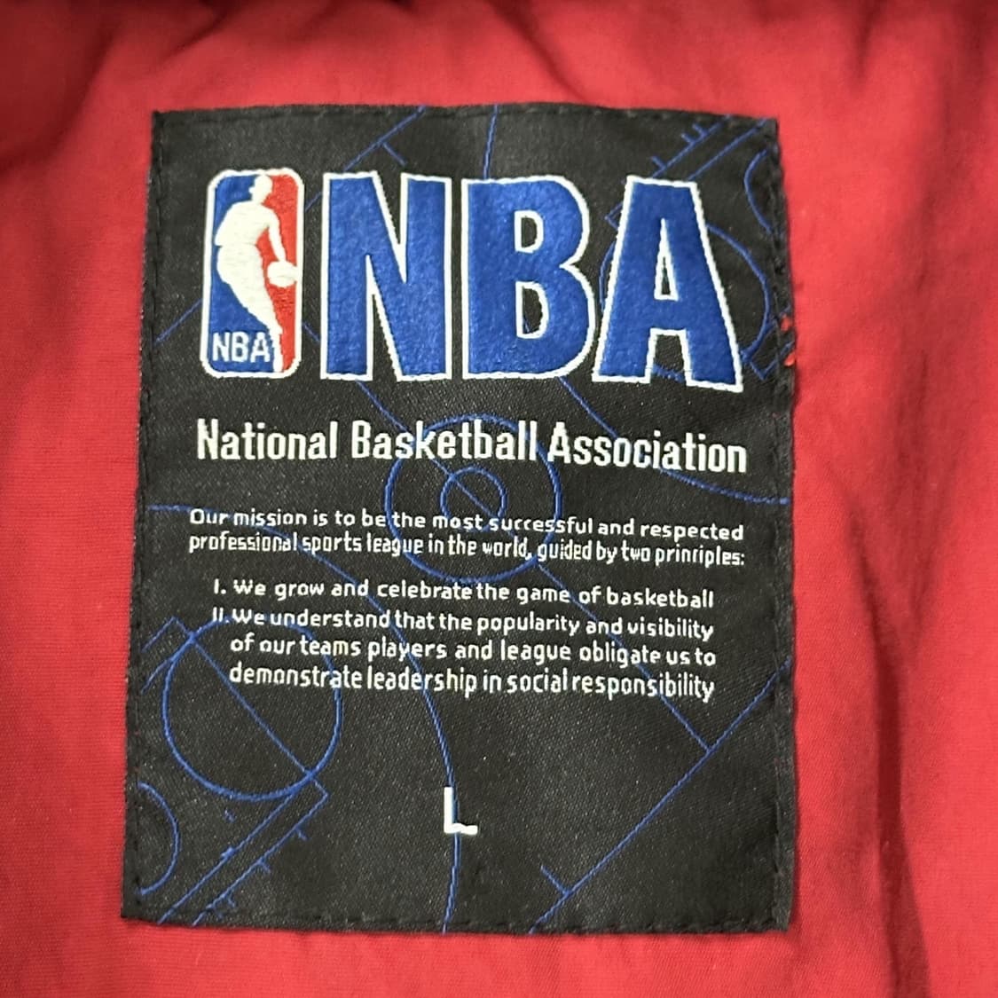NBA 시카고불스 레드 푸퍼 조끼 패딩 (L) 상품이미지6