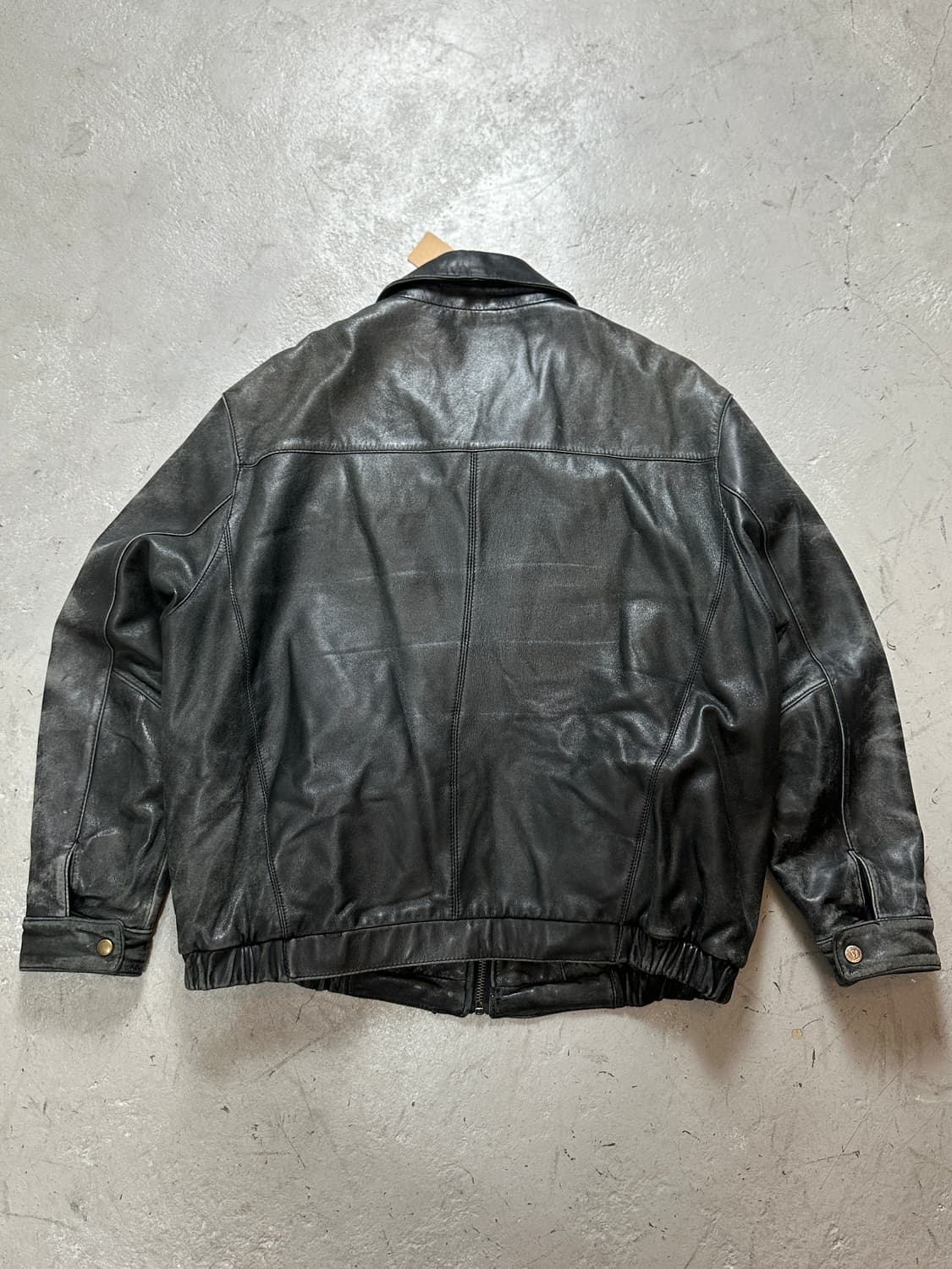 90's 빈티지 레더 봄버 자켓 빈티지 레더 자켓 상품이미지4