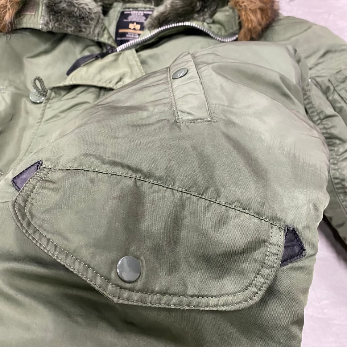 알파인더스트리 N-3B 자켓 파카 롱패딩 XL V19 상품이미지6