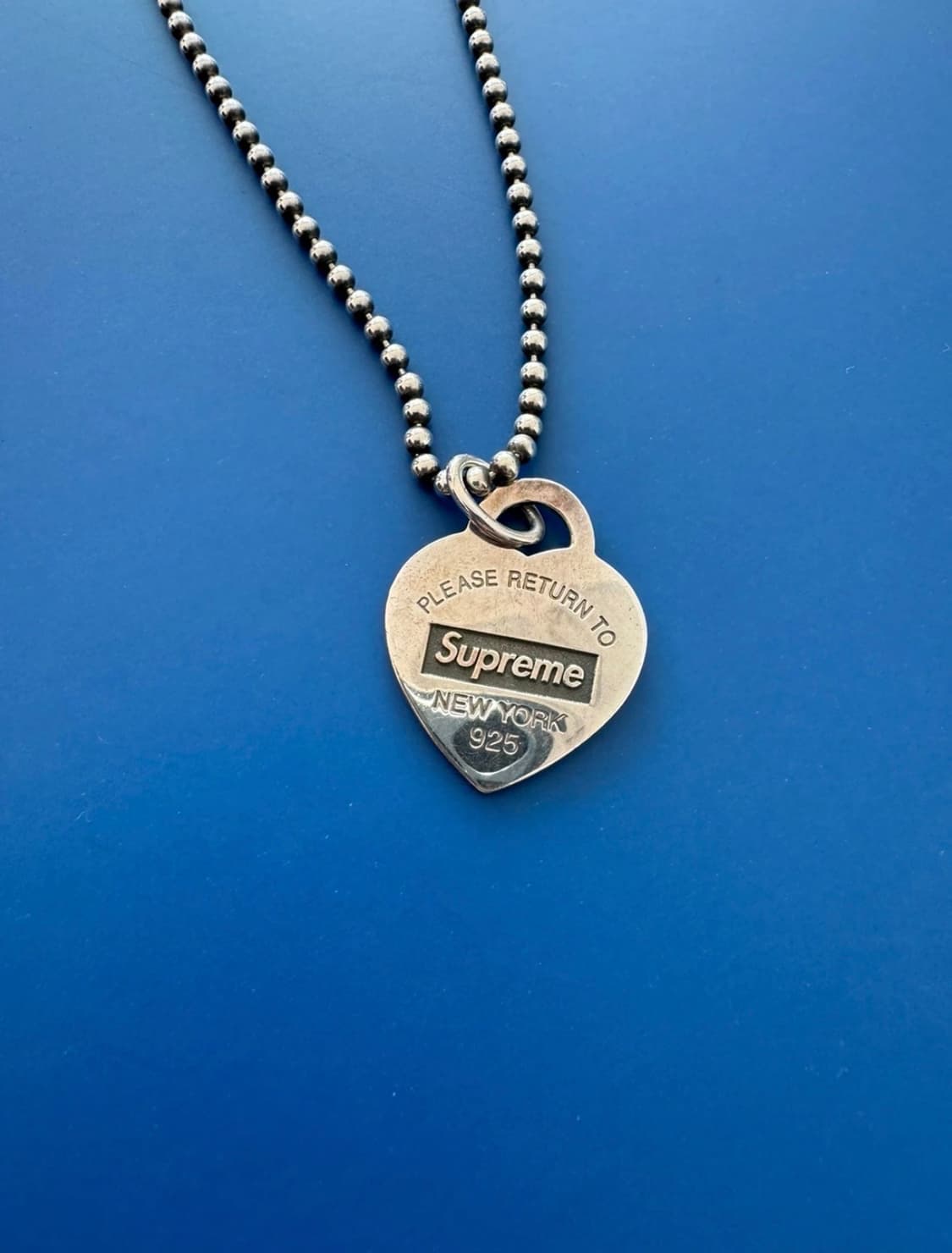 슈프림 티파니 콜라보 목걸이 상품이미지1